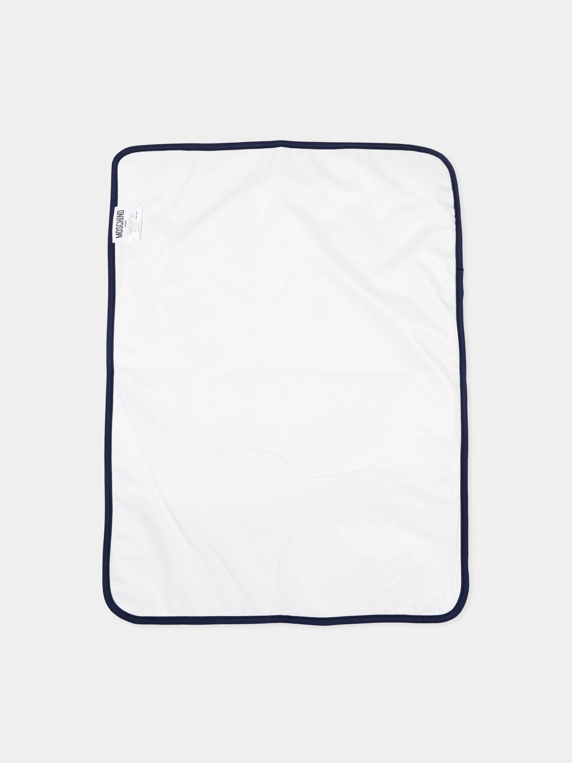 Borsa mamma blu per neonati con Teddy Bear,Moschino Kids,MUX067 LCA40 40016