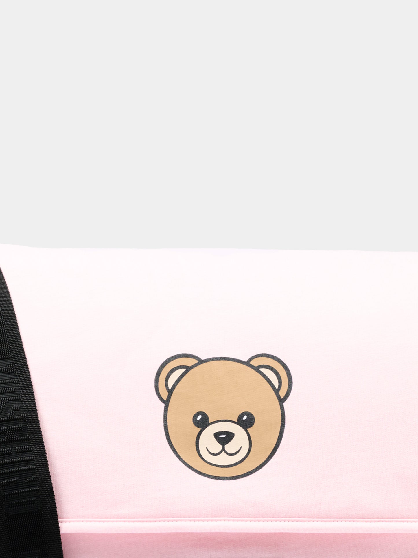 Borsa mamma rosa per neonata con Teddy Bear,Moschino Kids,MUX067 LCA40 50209