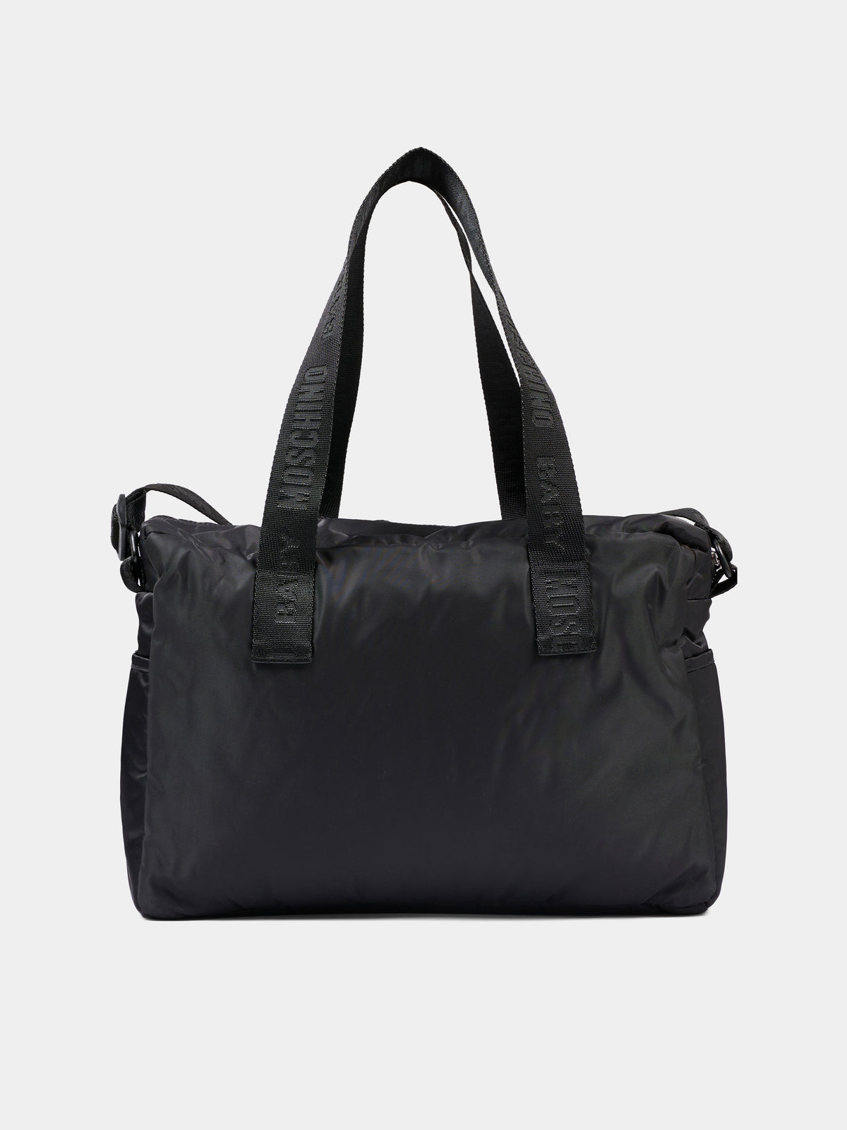 Borsa mamma nera per neonati con logo,Moschino Kids,MUX068 L3A89 60100