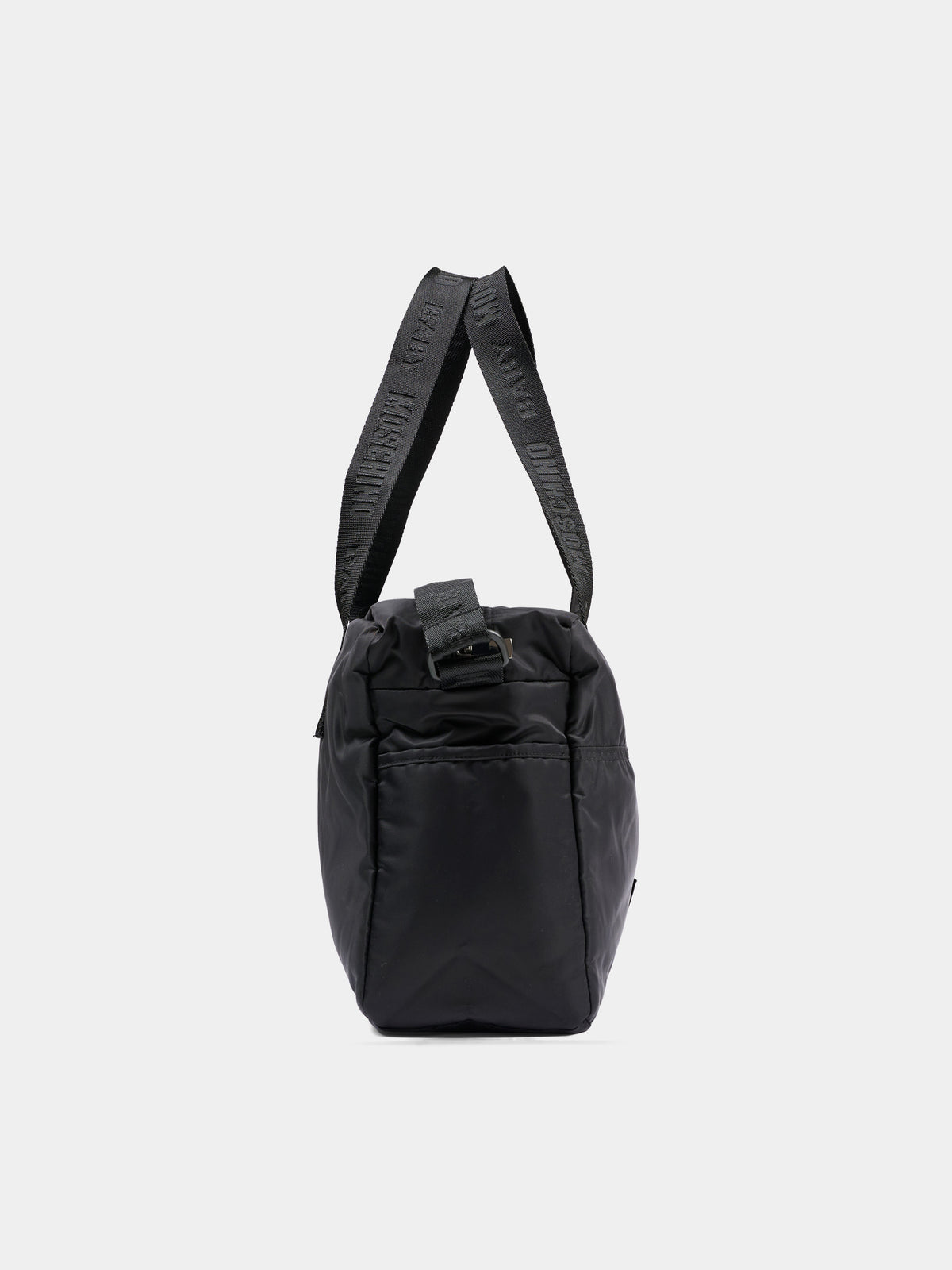 Borsa mamma nera per neonati con logo,Moschino Kids,MUX068 L3A89 60100