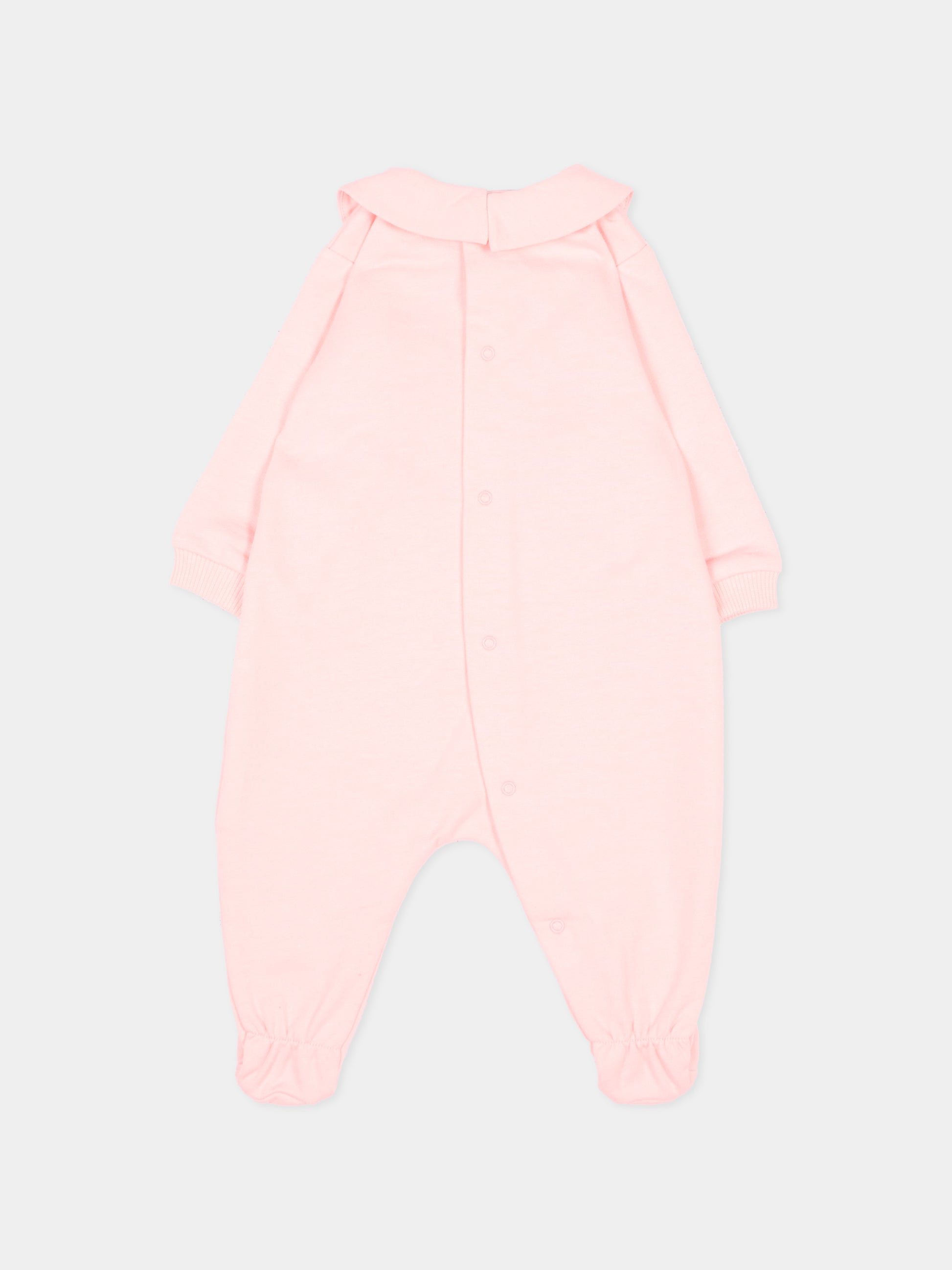 Tutina rosa per neonata con Teddy Bear,Moschino Kids,MUY09O LCA40 50209