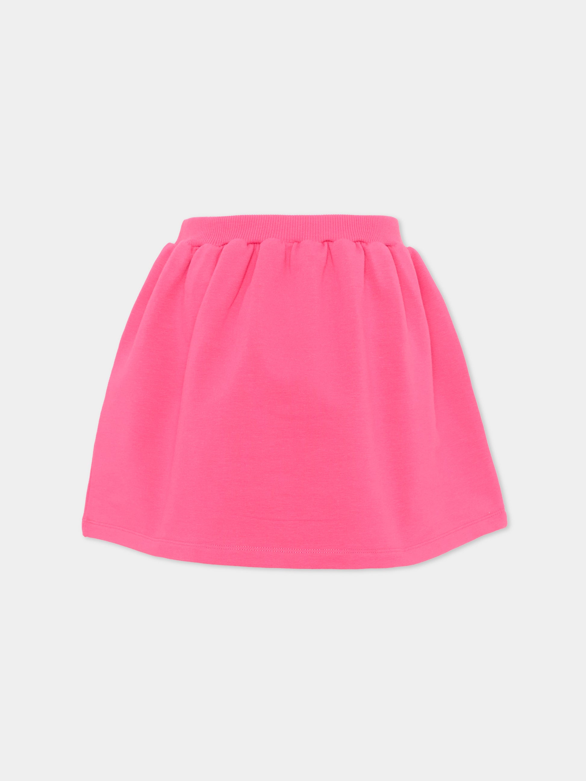 Gonna fucsia per bambina con Teddy Bear,Moschino Kids,HAJ03X LDA18 51450