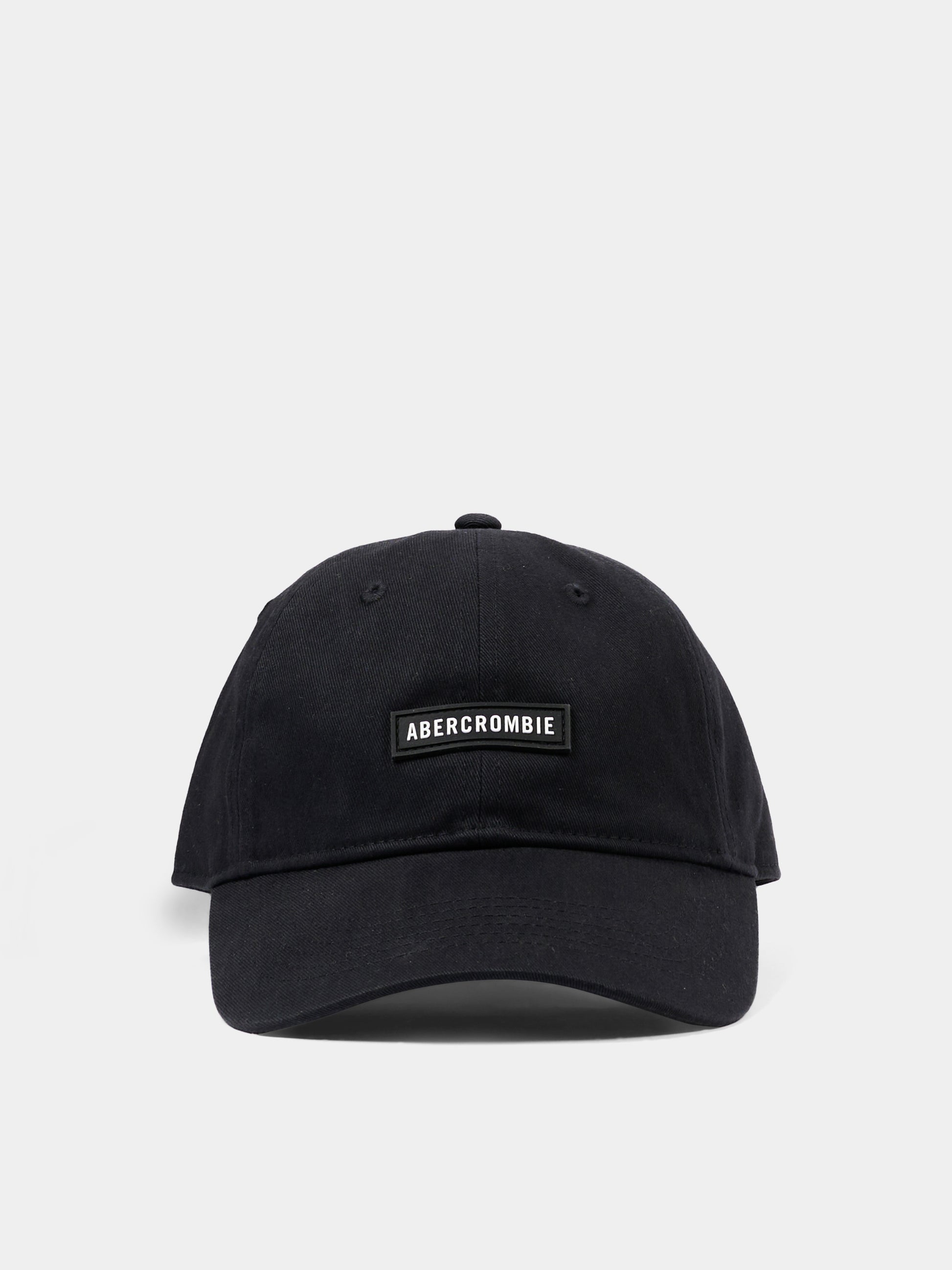 Cappello con visiera nero per bambini con logo,Abercrombie & Fitch,9AW022 K94