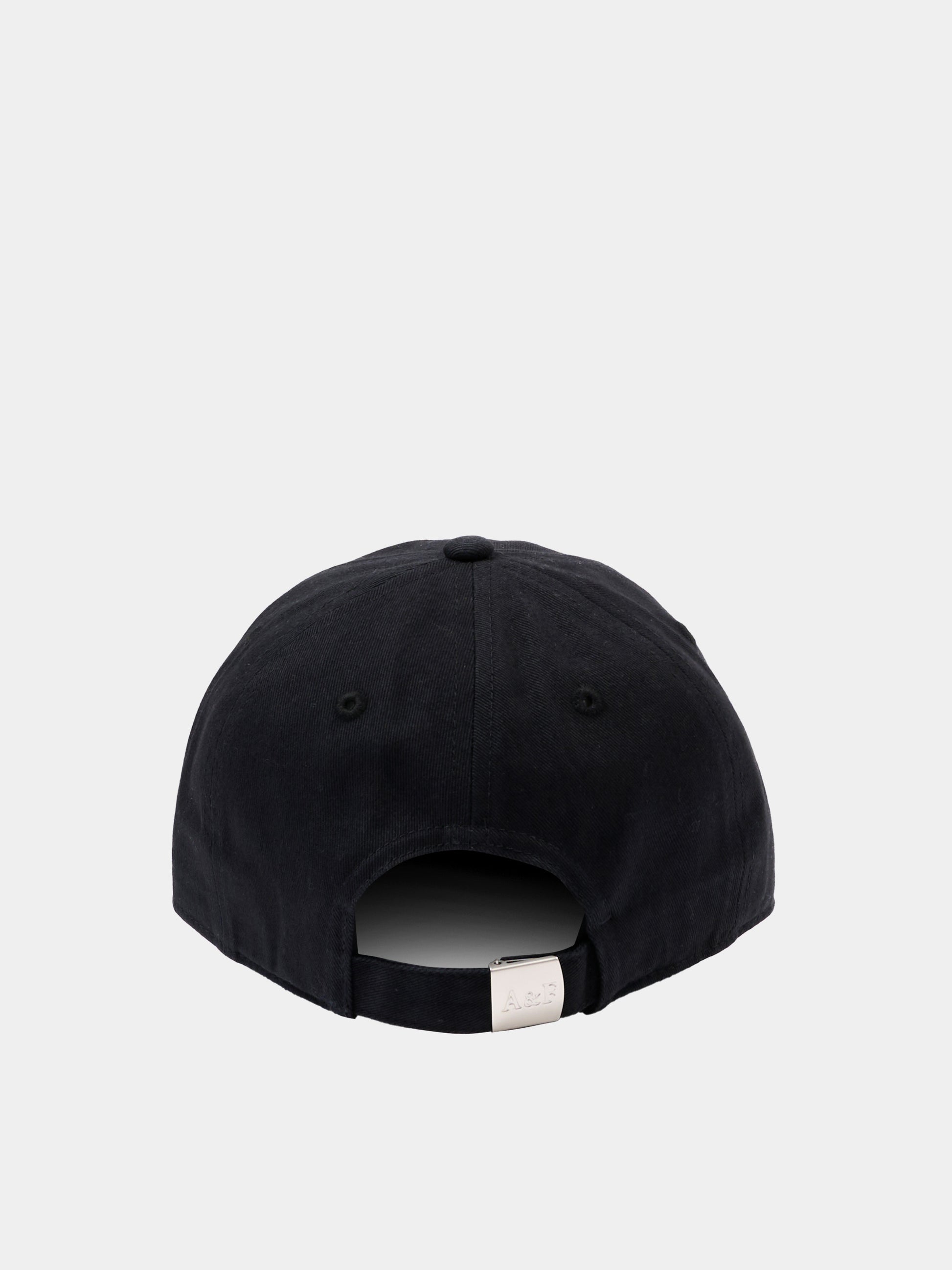 Cappello con visiera nero per bambini con logo,Abercrombie & Fitch,9AW022 K94