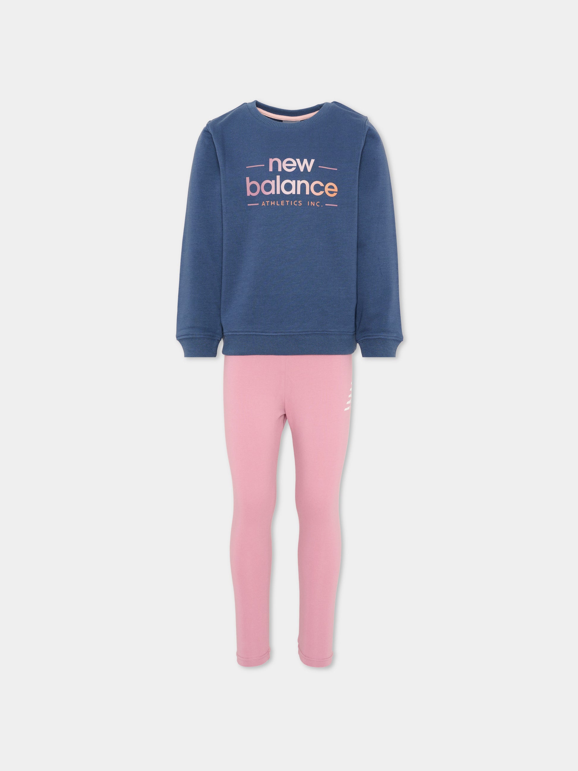 Completo multicolor per bambina logo,New Balance,LAKG0252I VTI