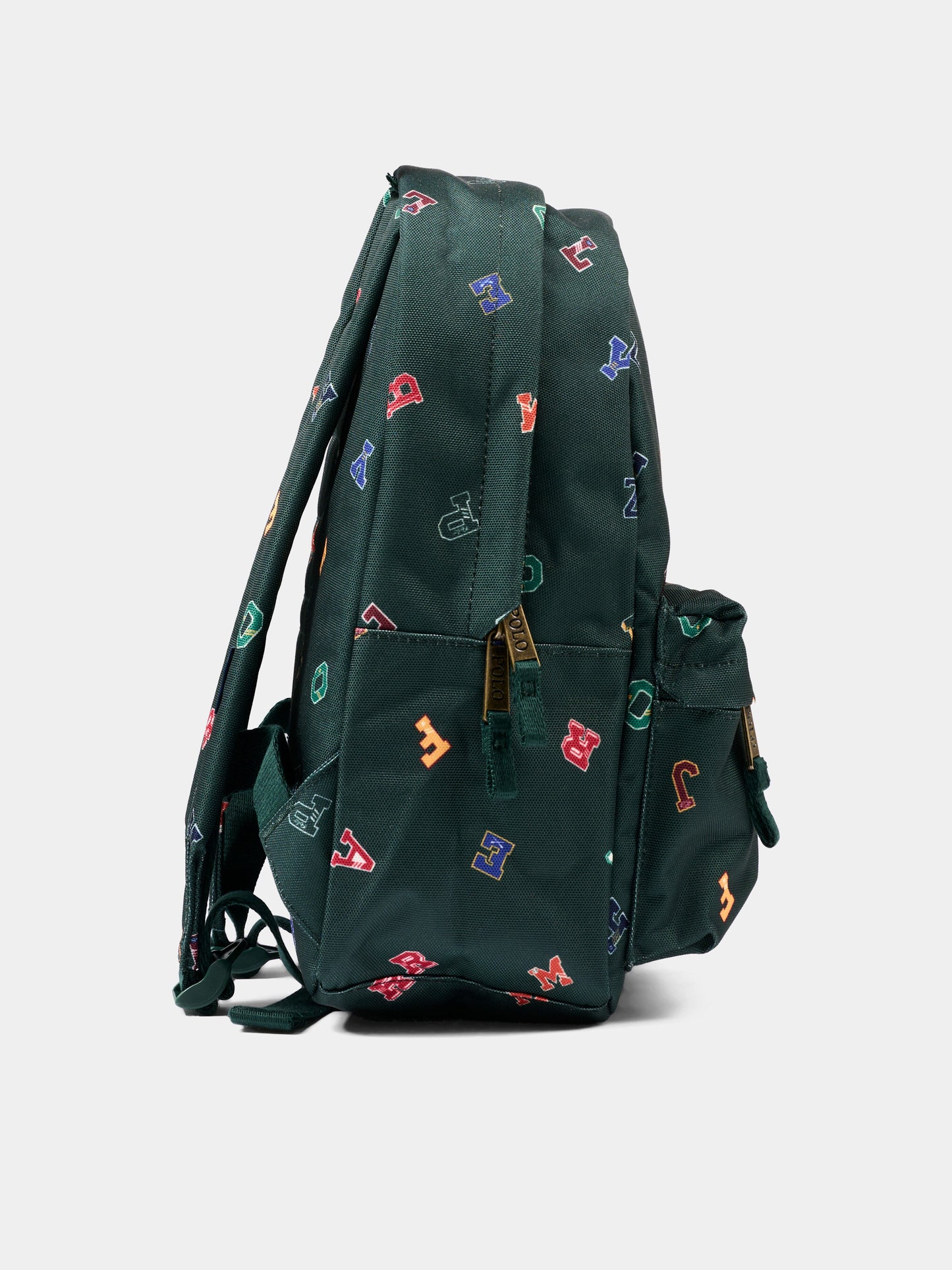 Zaino verde per bambina con Polo Pony,Ralph Lauren Kids,9AR179 ECF