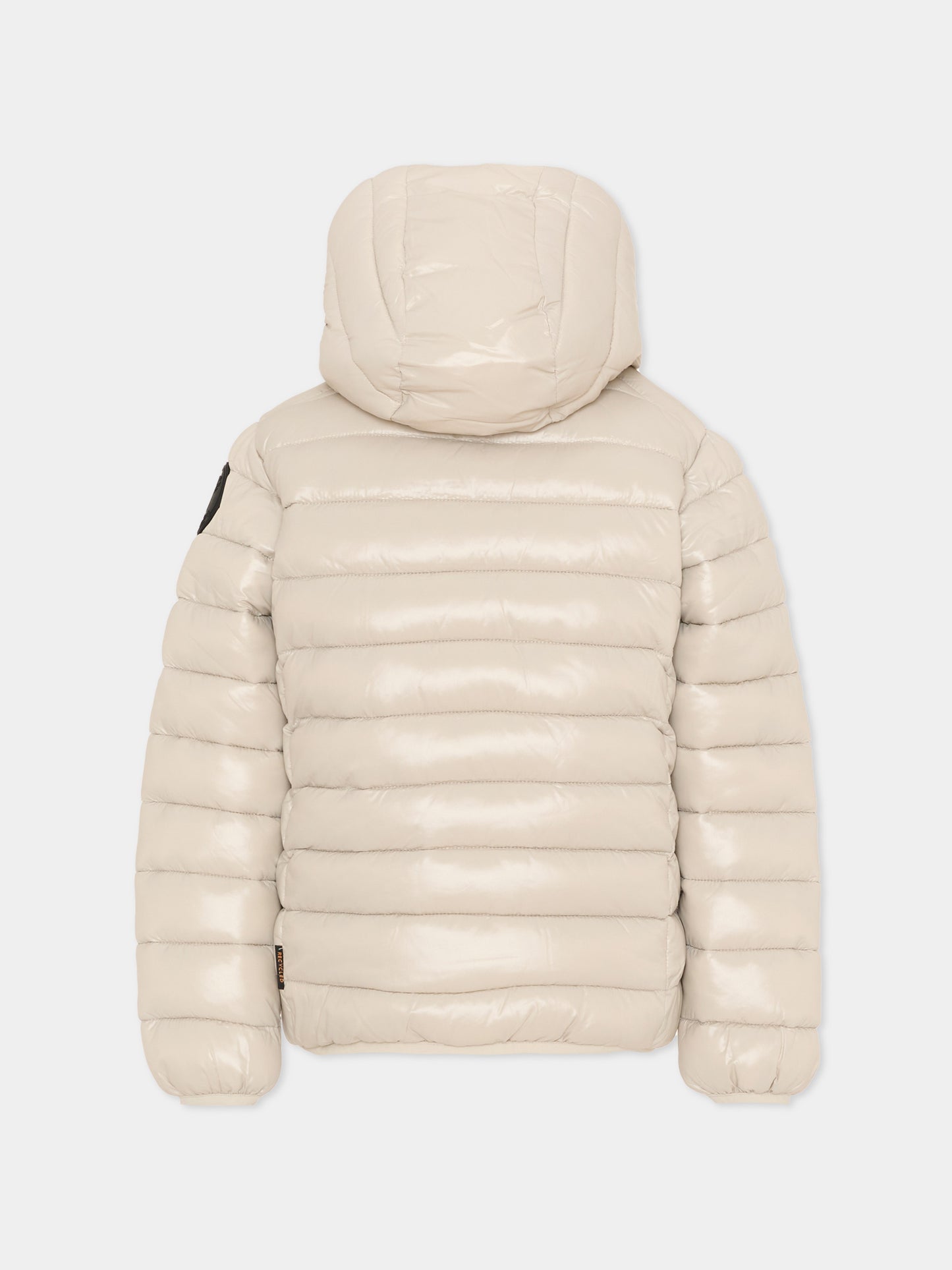 Piumino Gavin beige per bambini,Save The Duck Kids,J30947B LOVE21 40019