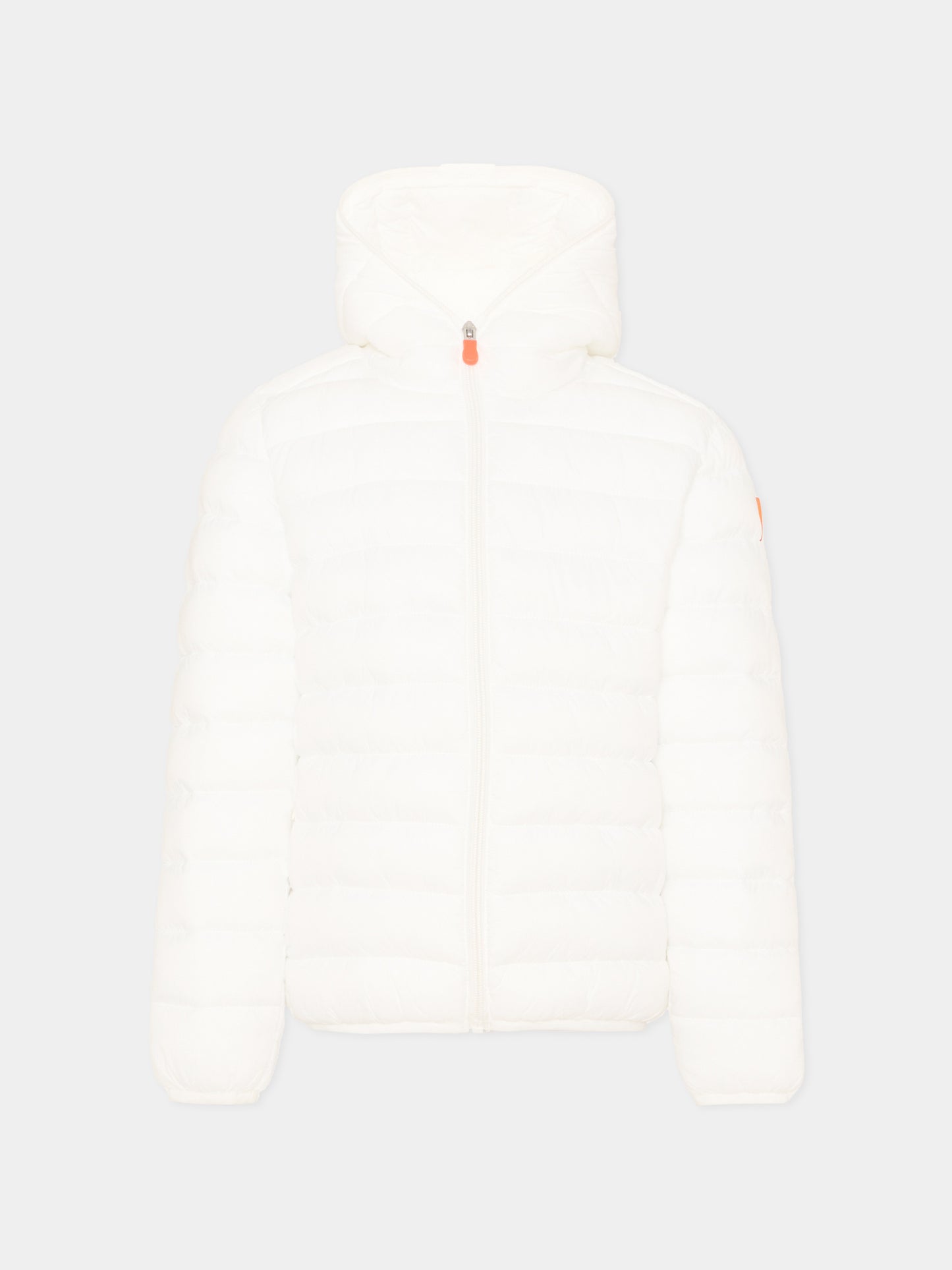 Piumino bianco Lily per bambina con logo,Save The Duck Kids,J32310G GIGA21 00002