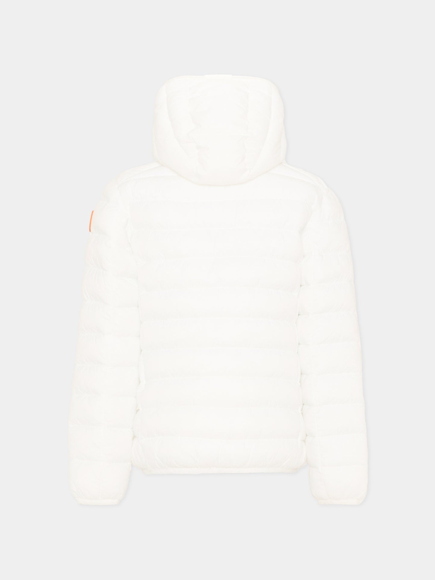 Piumino bianco Lily per bambina con logo,Save The Duck Kids,J32310G GIGA21 00002