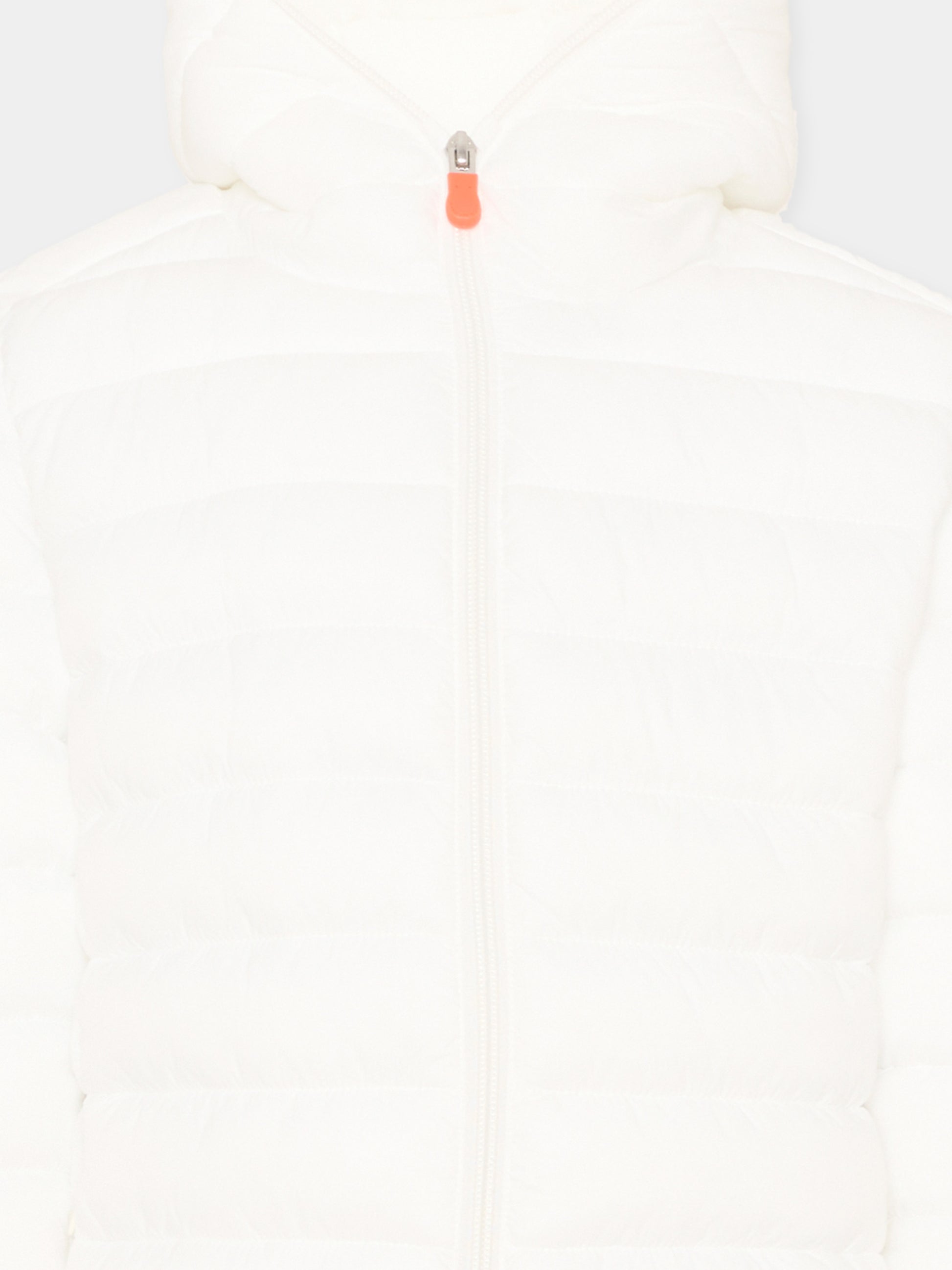 Piumino bianco Lily per bambina con logo,Save The Duck Kids,J32310G GIGA21 00002