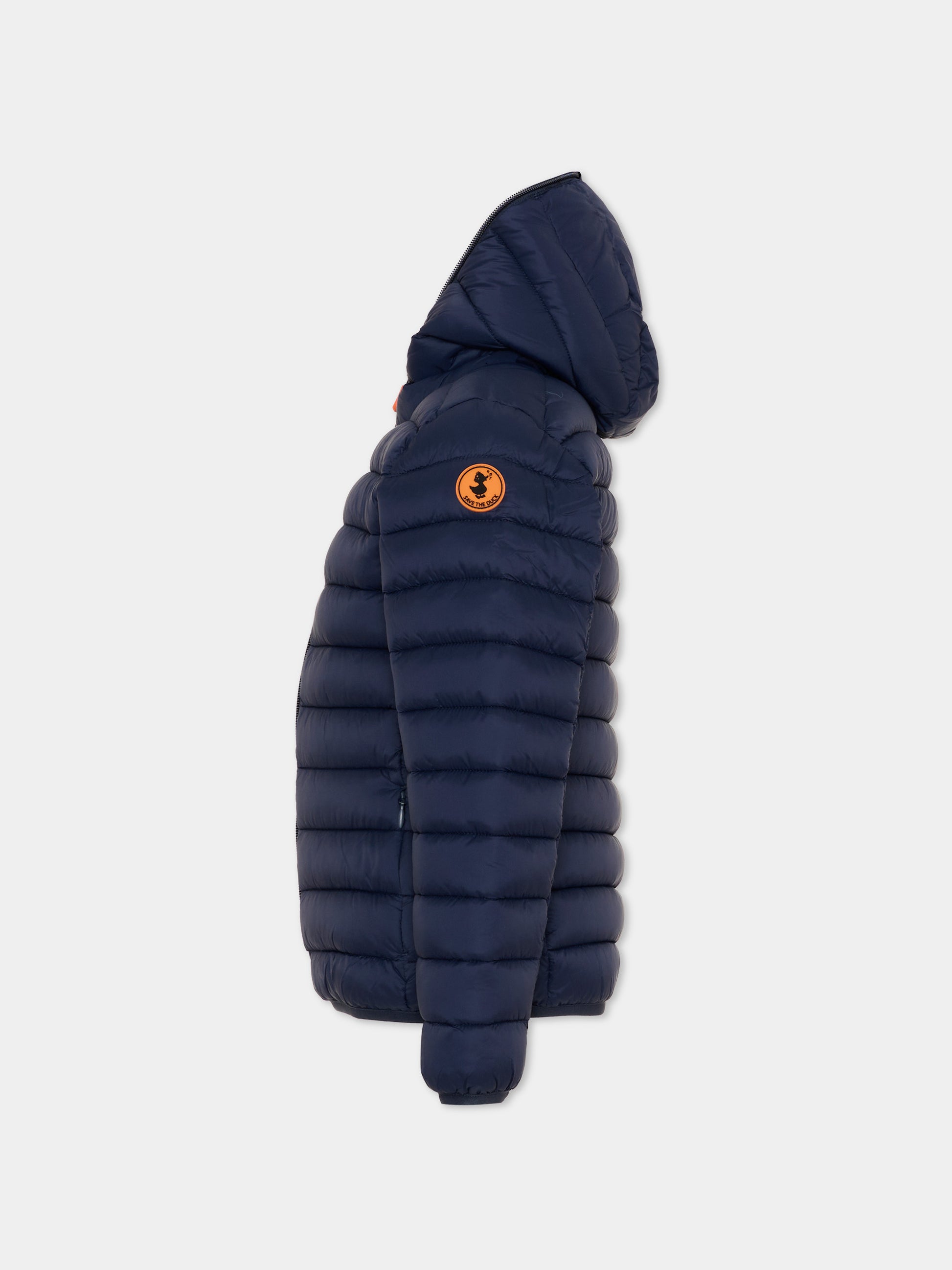 Piumino Lily blu per bambini,Save The Duck Kids,J32310G GIGA21 90000