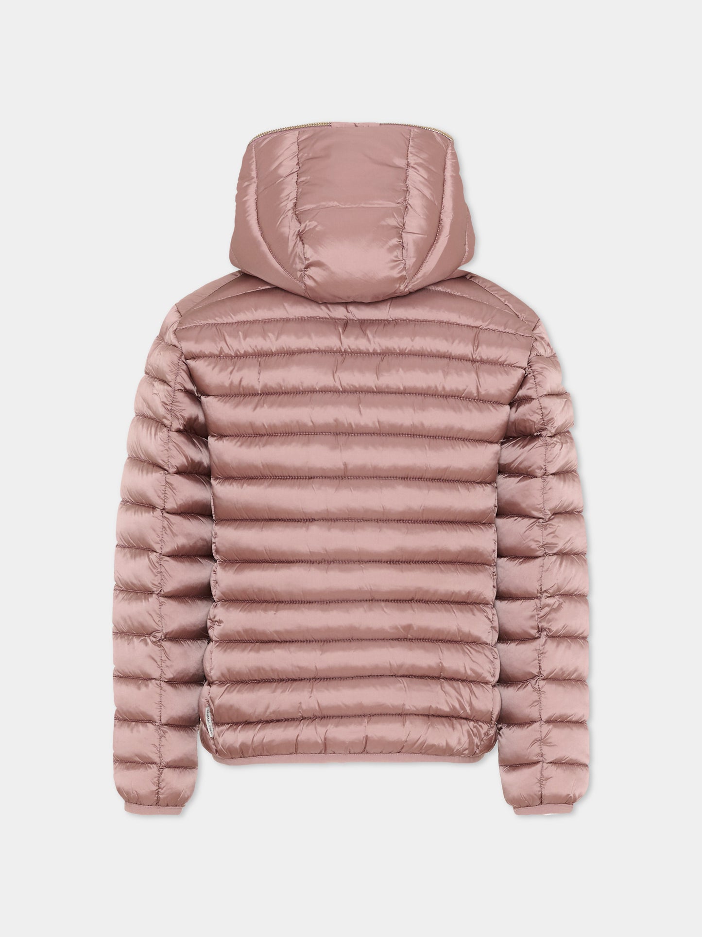 Piumino Iris rosa per bambina con logo,Save The Duck Kids,J32310G IRIS21 80013