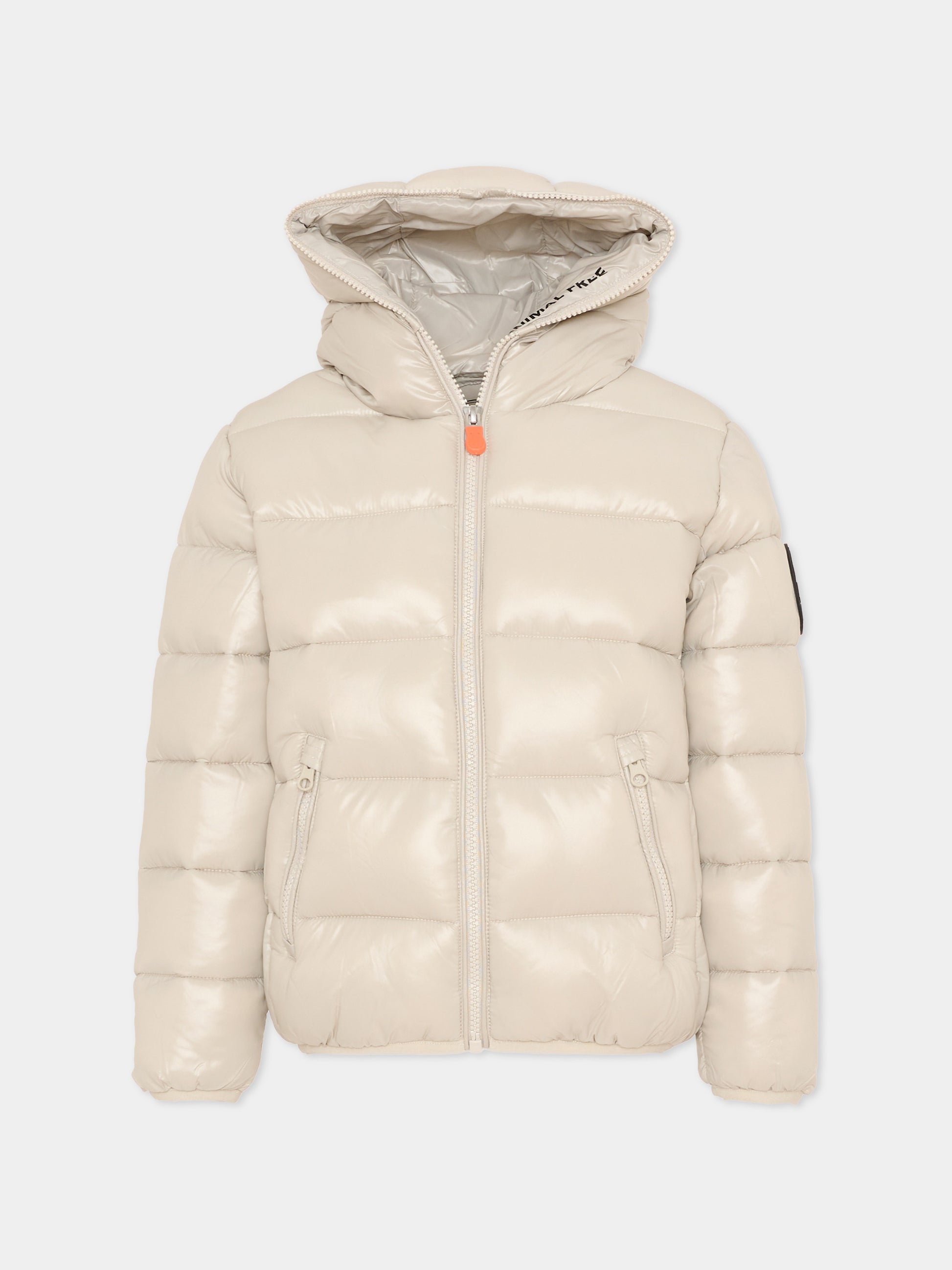 Piumino Kate beige per bambini,Save The Duck Kids,J38090G LOVE21 40019