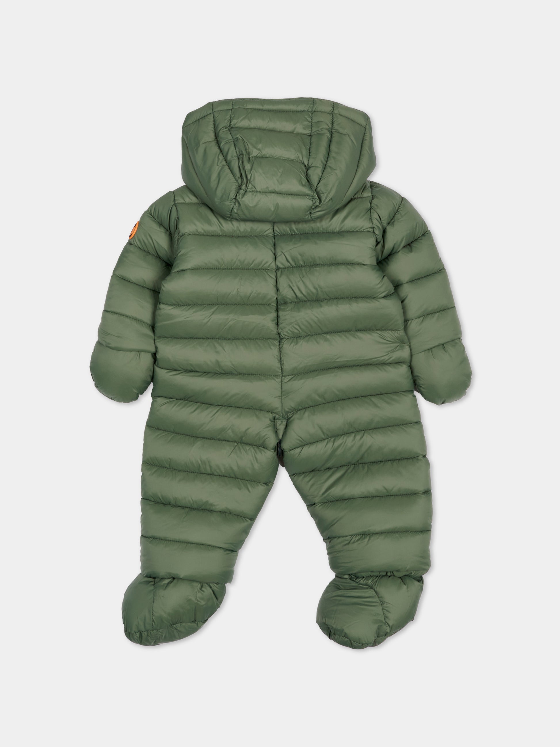 Piumino Storm verde per neonati con logo,Save The Duck Kids,I30002X GIGA21 50028