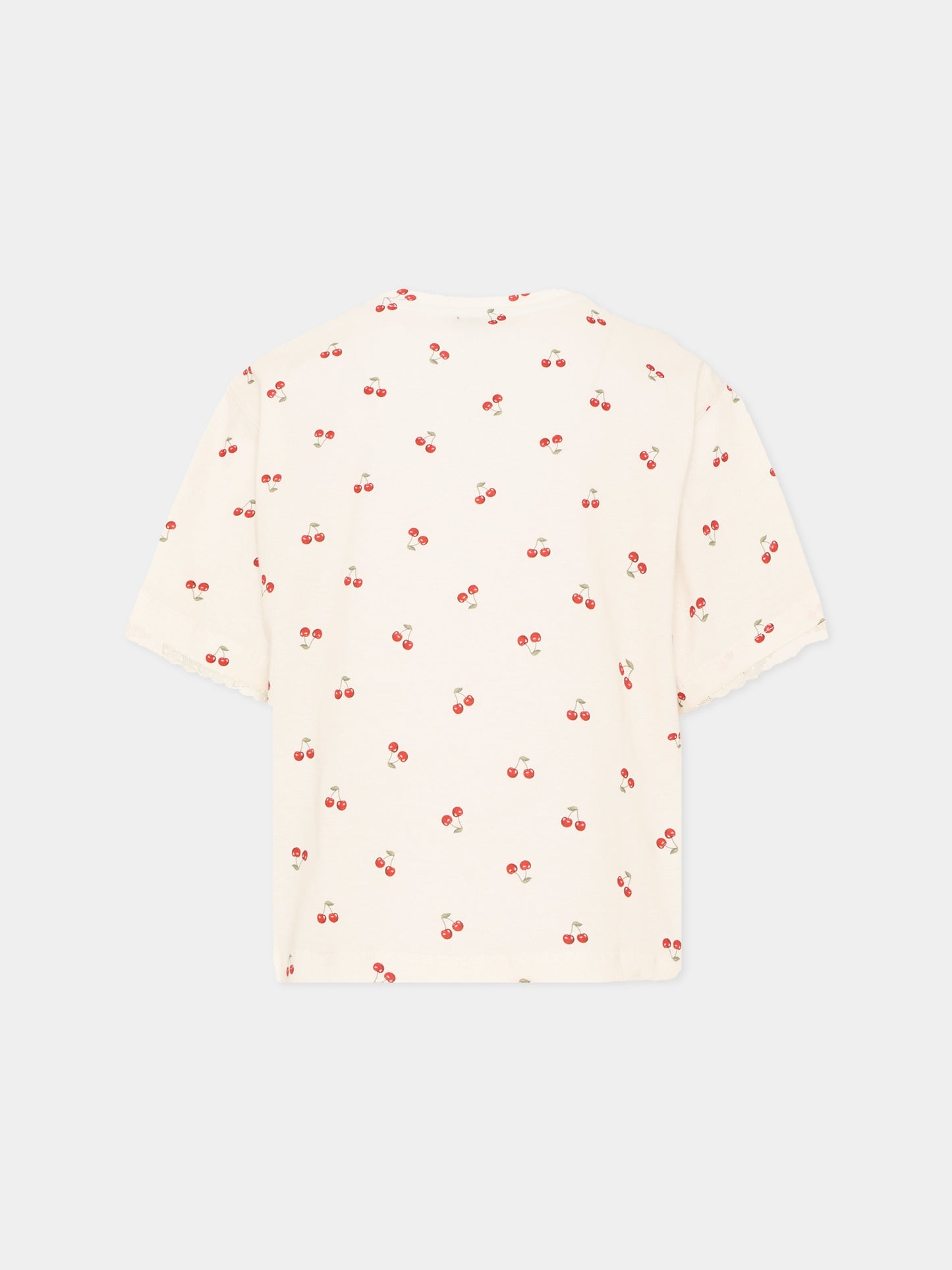 T-Shirt multicolor per bambina con ciliegie,Philosophy,I1F611 6607 P243