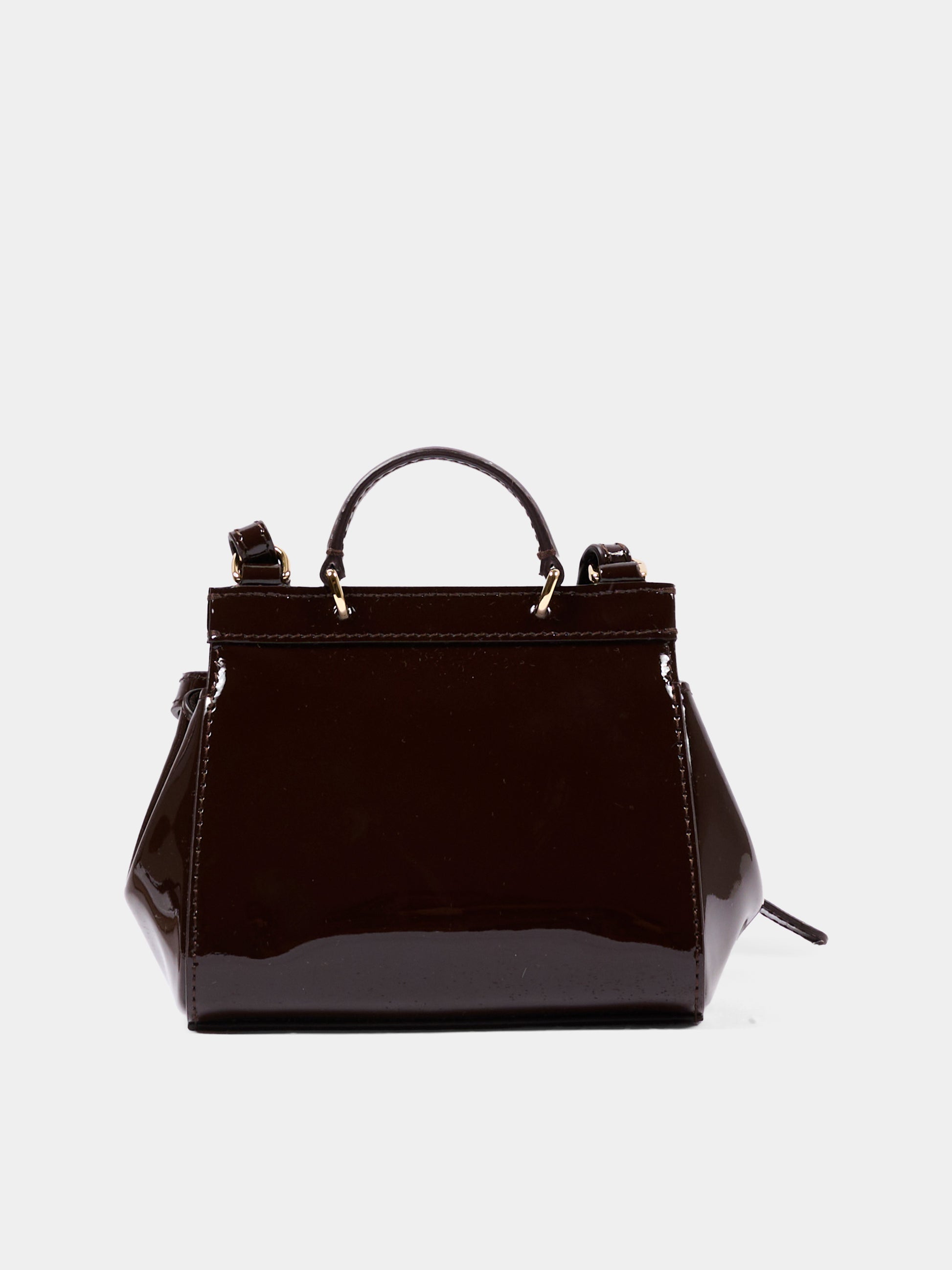 Borsa elegante marrone per bambina con logo,Dolce & Gabbana Kids,EB0003 A1067 80058