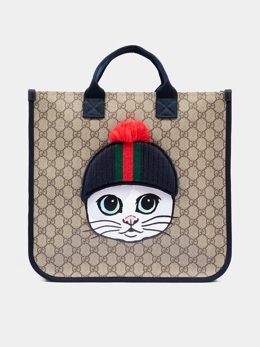 Borsa beige per bambina con GG,Gucci Kids,859795 FAF6T 9746