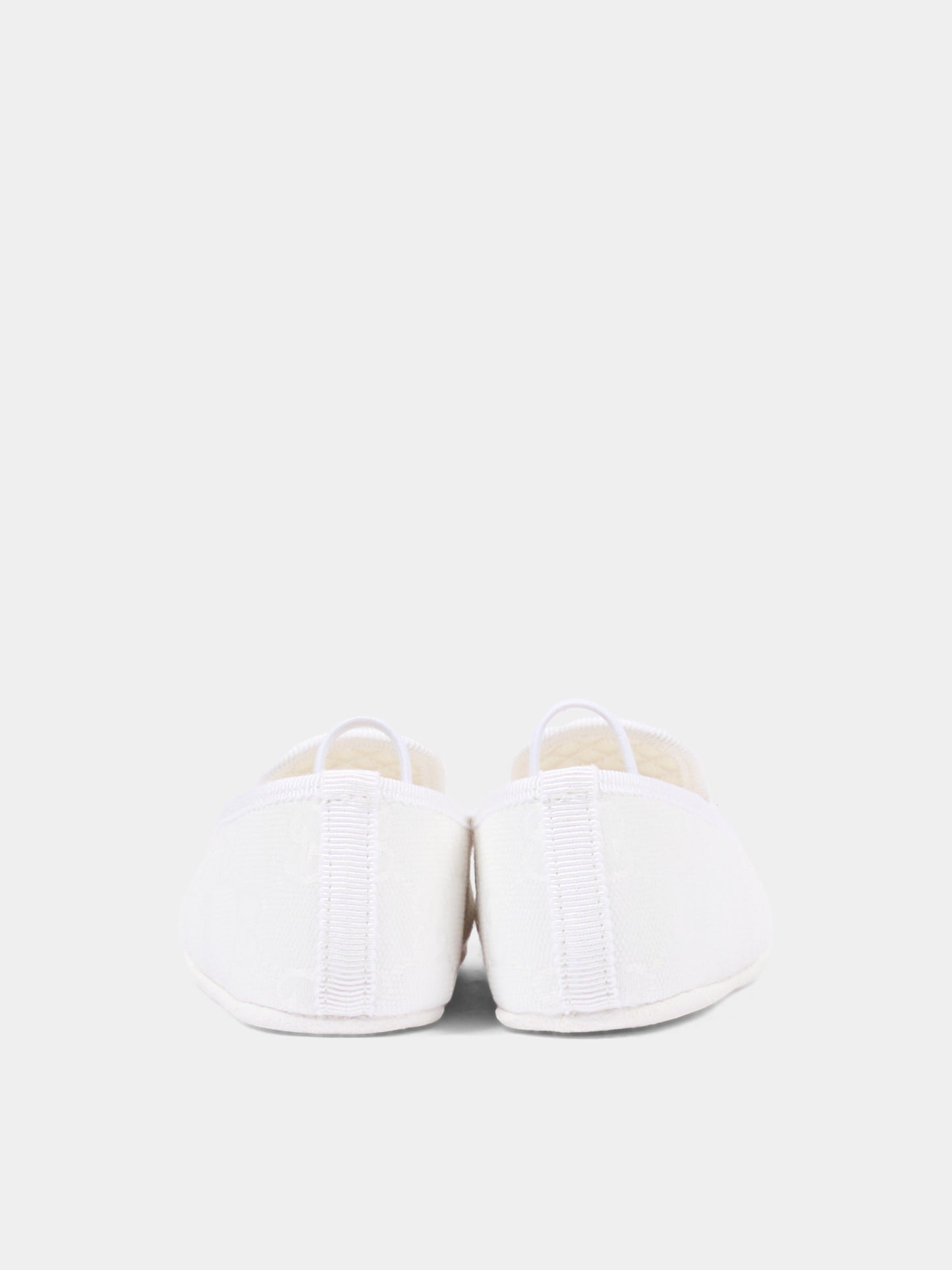 Mocassini avorio per neonato GG,Gucci Kids,873031 FAF5K 9048