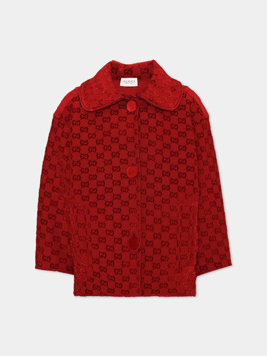 Cappotto rosso per bambina GG