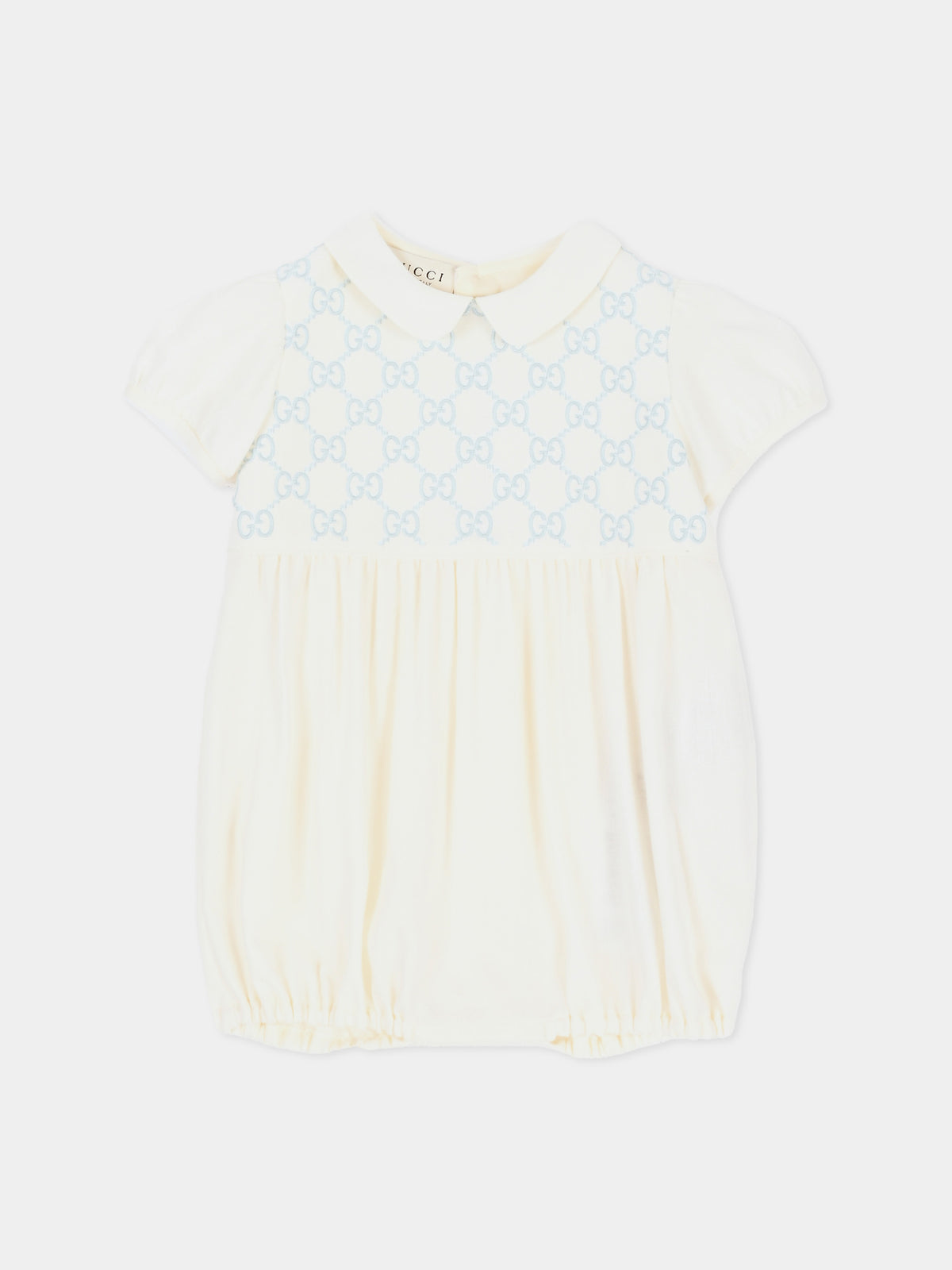 Pagliaccetto avorio per neonato GG,Gucci Kids,866487 ZAI9G 9128
