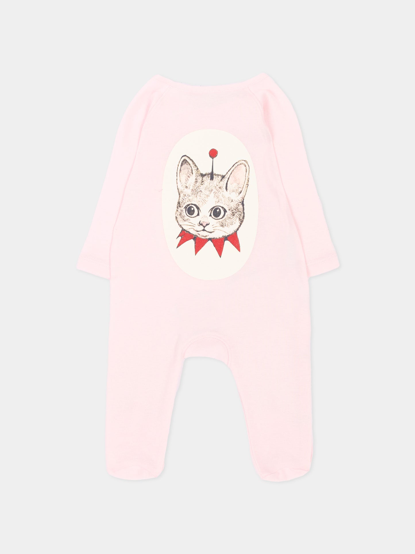 Set Tutine rosa per neonata stampato,Gucci Kids,873813 XJHZD 5595