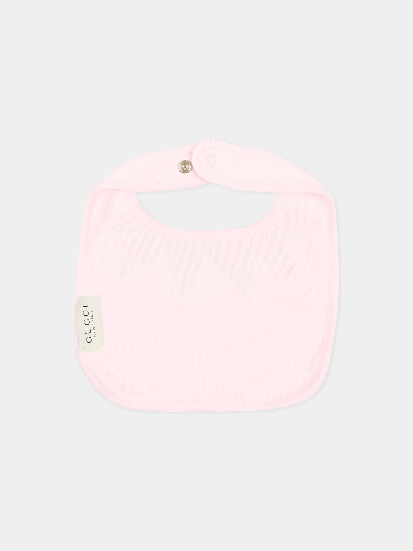 Set Tutine rosa per neonata stampato,Gucci Kids,873813 XJHZD 5595