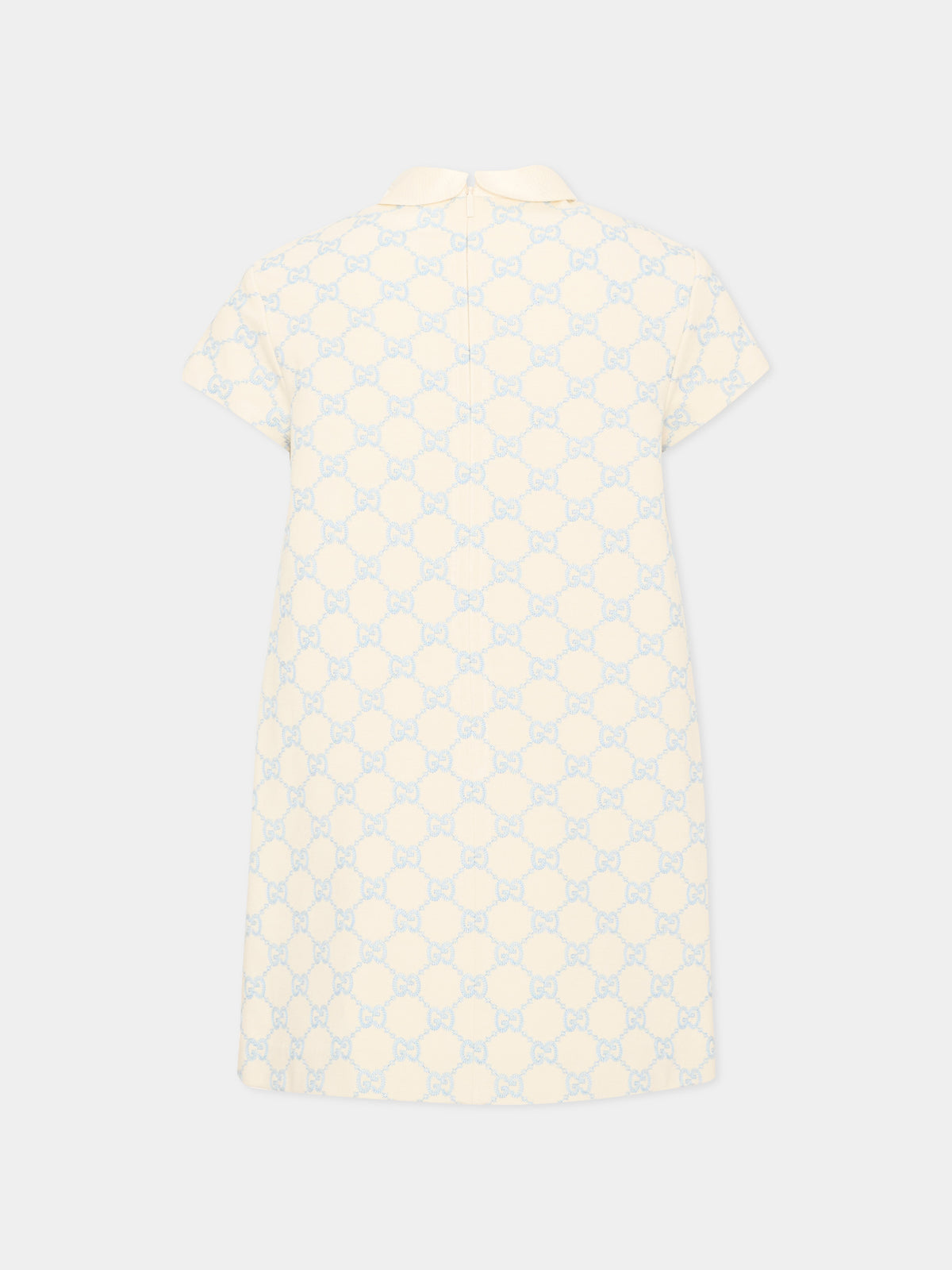 Abito elegante avorio per bambina GG