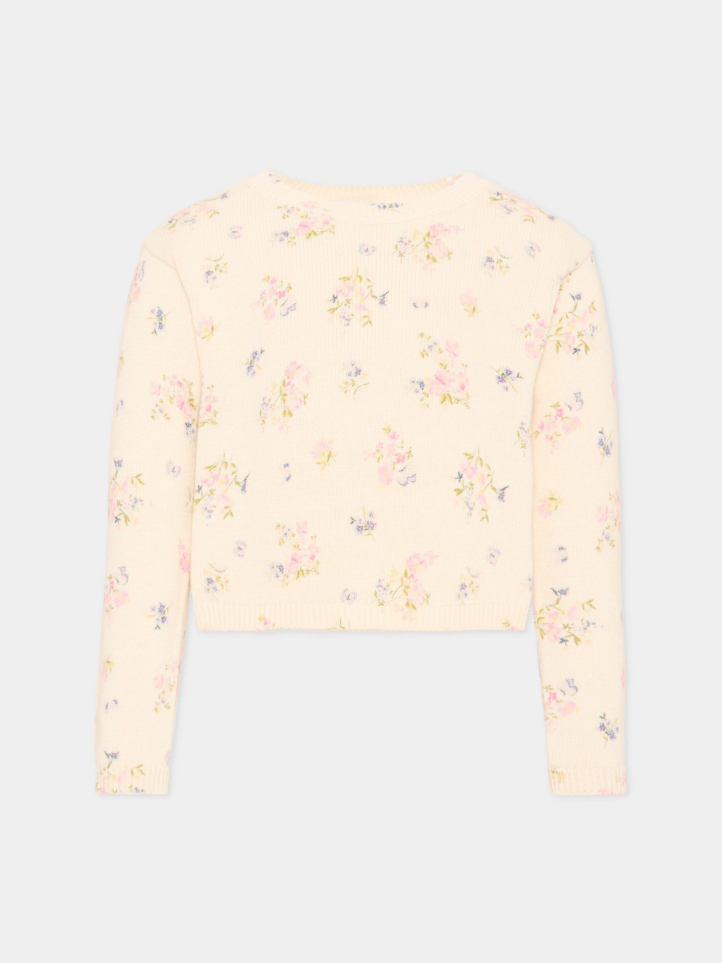 Maglione avorio floreale per bambina,Philosophy,I9H615 8717 029F