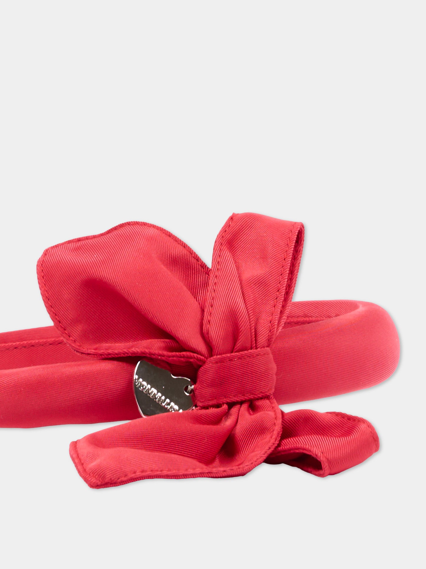 Cerchietto rosso per bambina con fiocco,Monnalisa,17H002 8095 0043