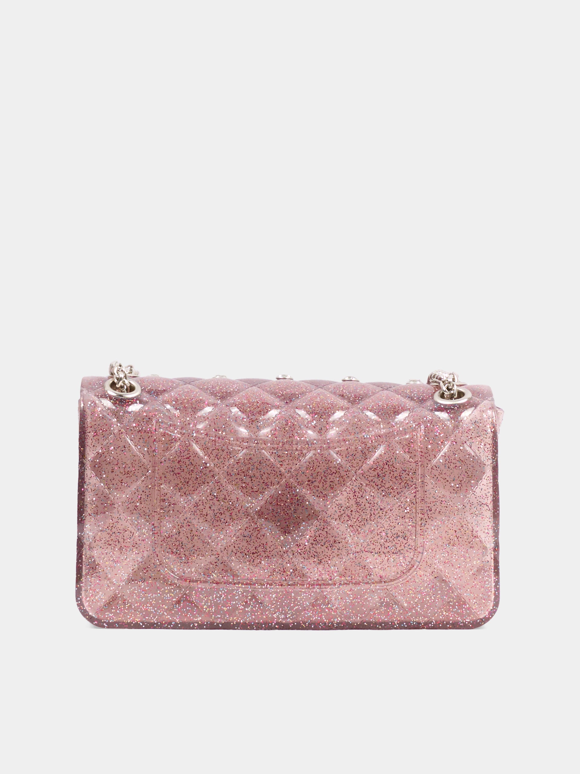 Borsa elegante rosa per bambina con strass,Monnalisa,17H000 8726 094F
