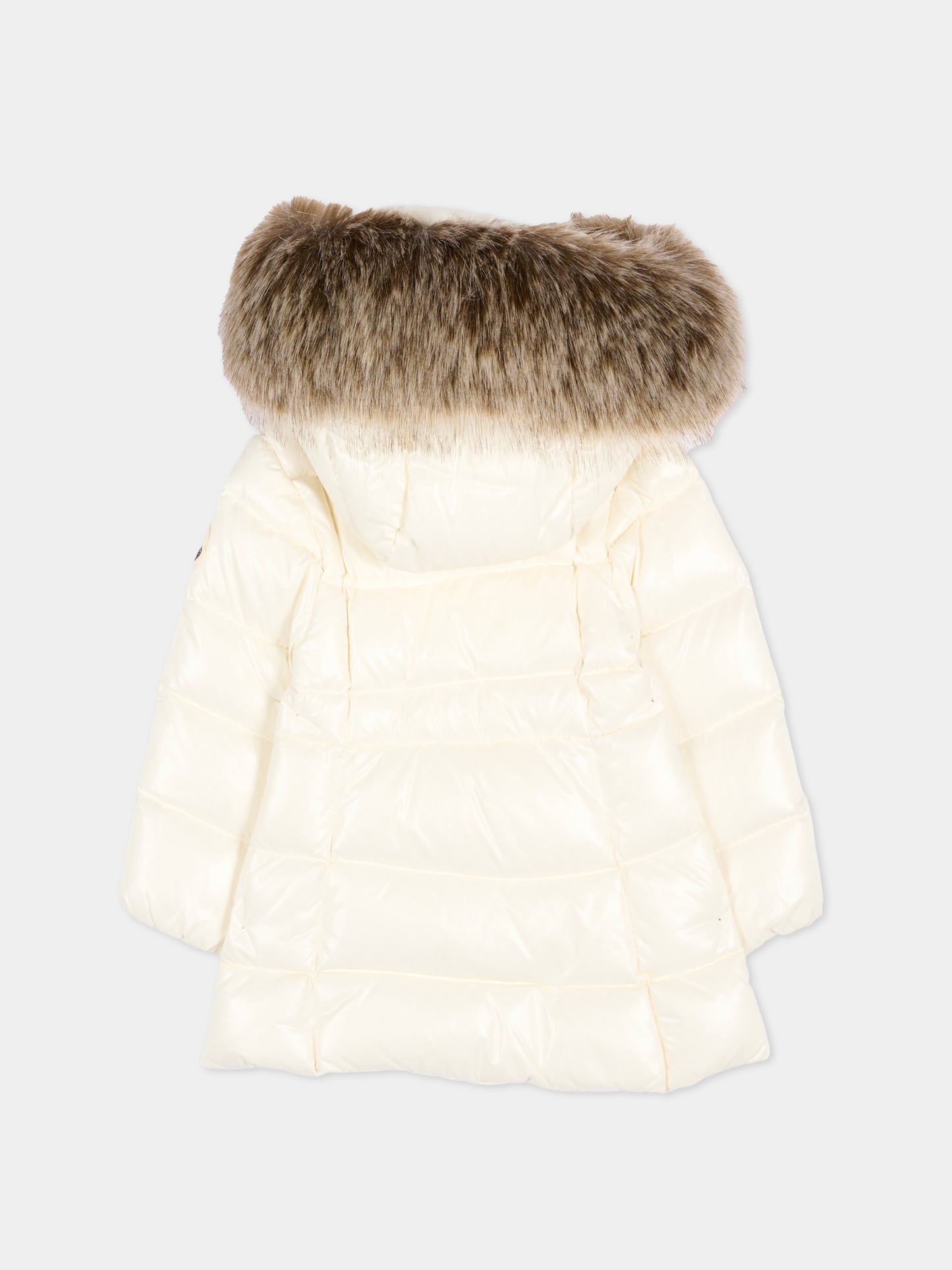 Piumini avorio Emma per neonata con logo,Moncler Kids,L2951 1C00004 597Z8 034