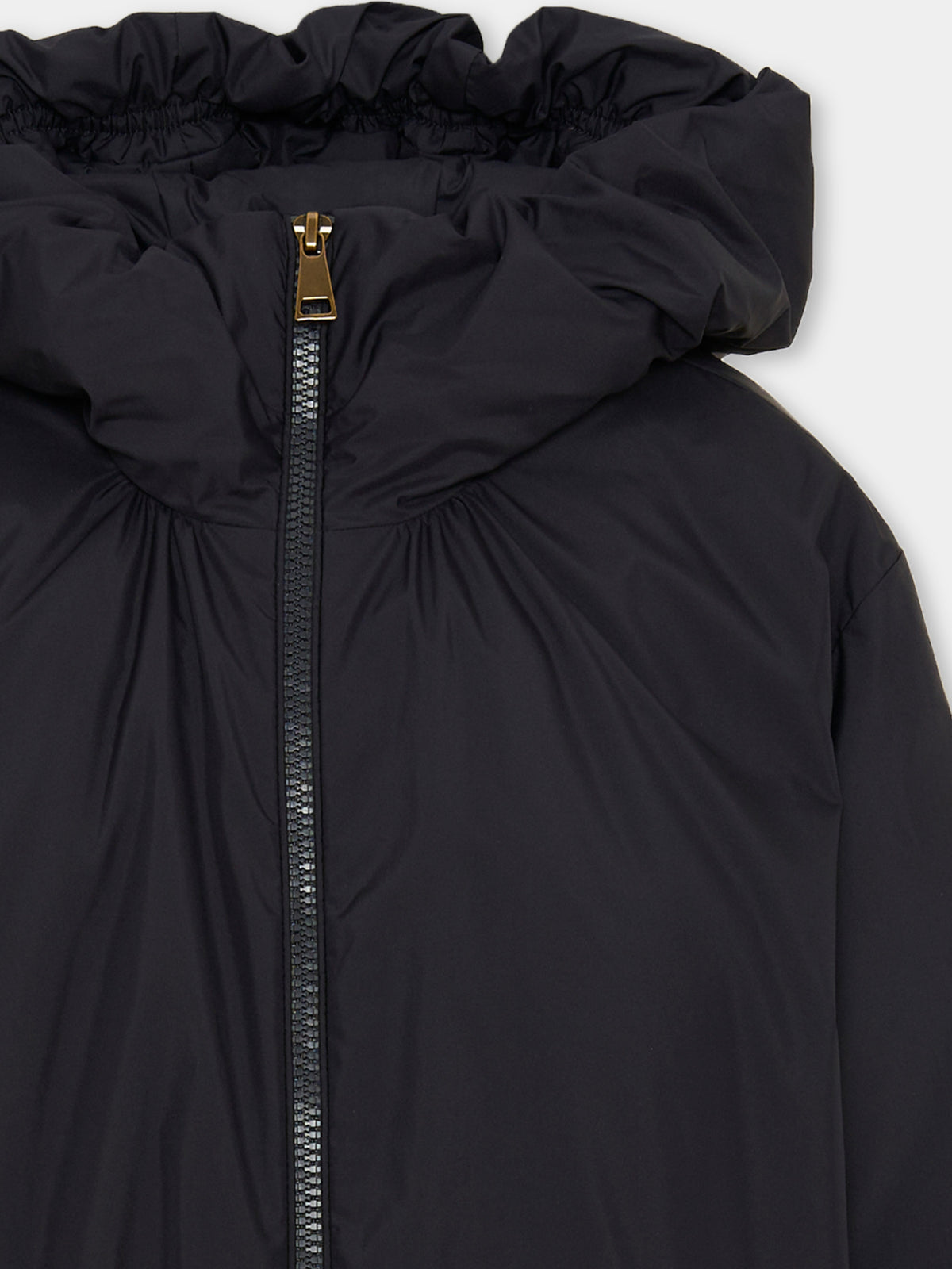 Piumino blu Seble per bambina,Moncler Kids,L2954 1C00007 597YW 778