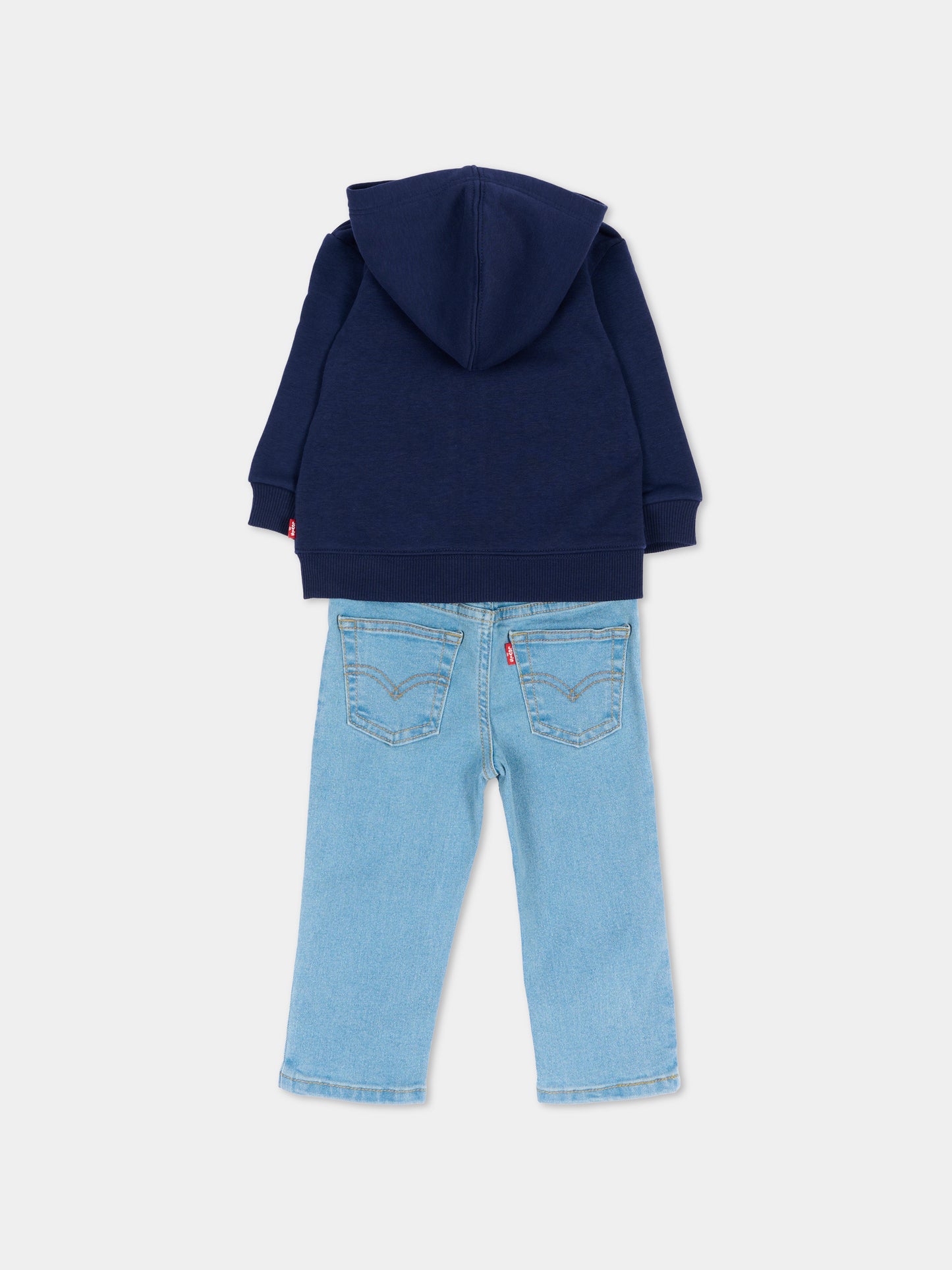 Completo sportivo lungo blu per neonato,Levi's Kids,6ER557 BCF