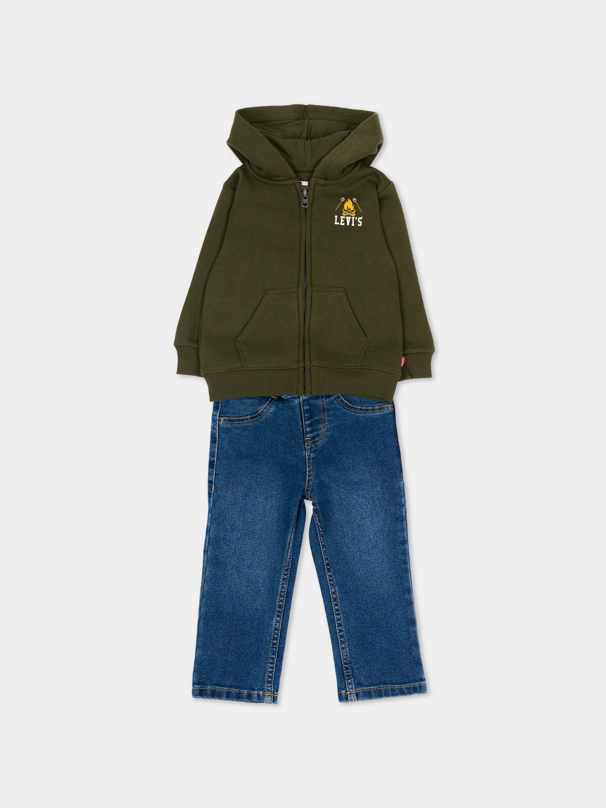 Completo lungo multicolor per neonato,Levi's Kids,6ER558 E3V