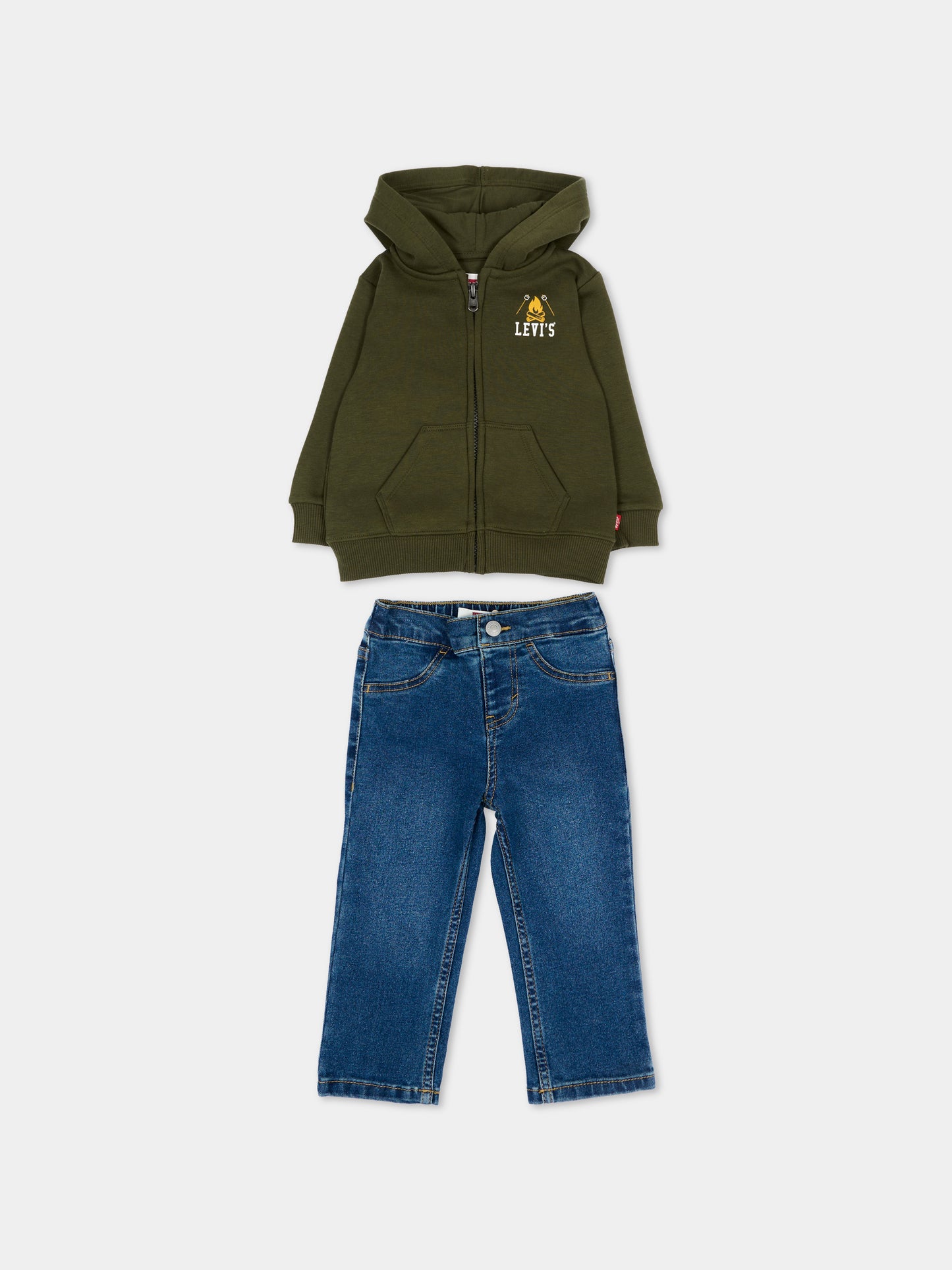 Completo lungo multicolor per neonato,Levi's Kids,6ER558 E3V