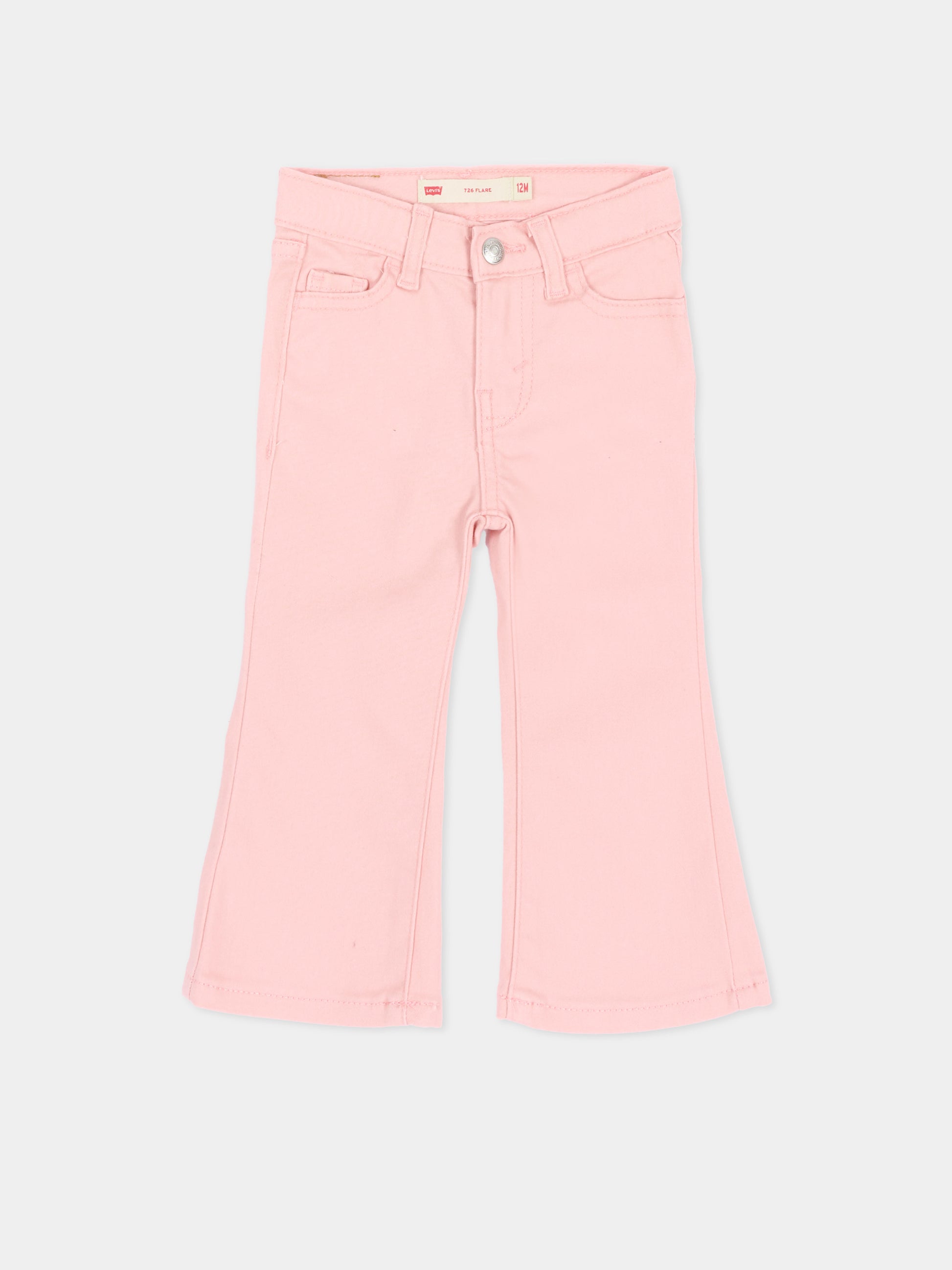 Pantalone rosa per neonata svasato,Levi's Kids,1ER728 A35