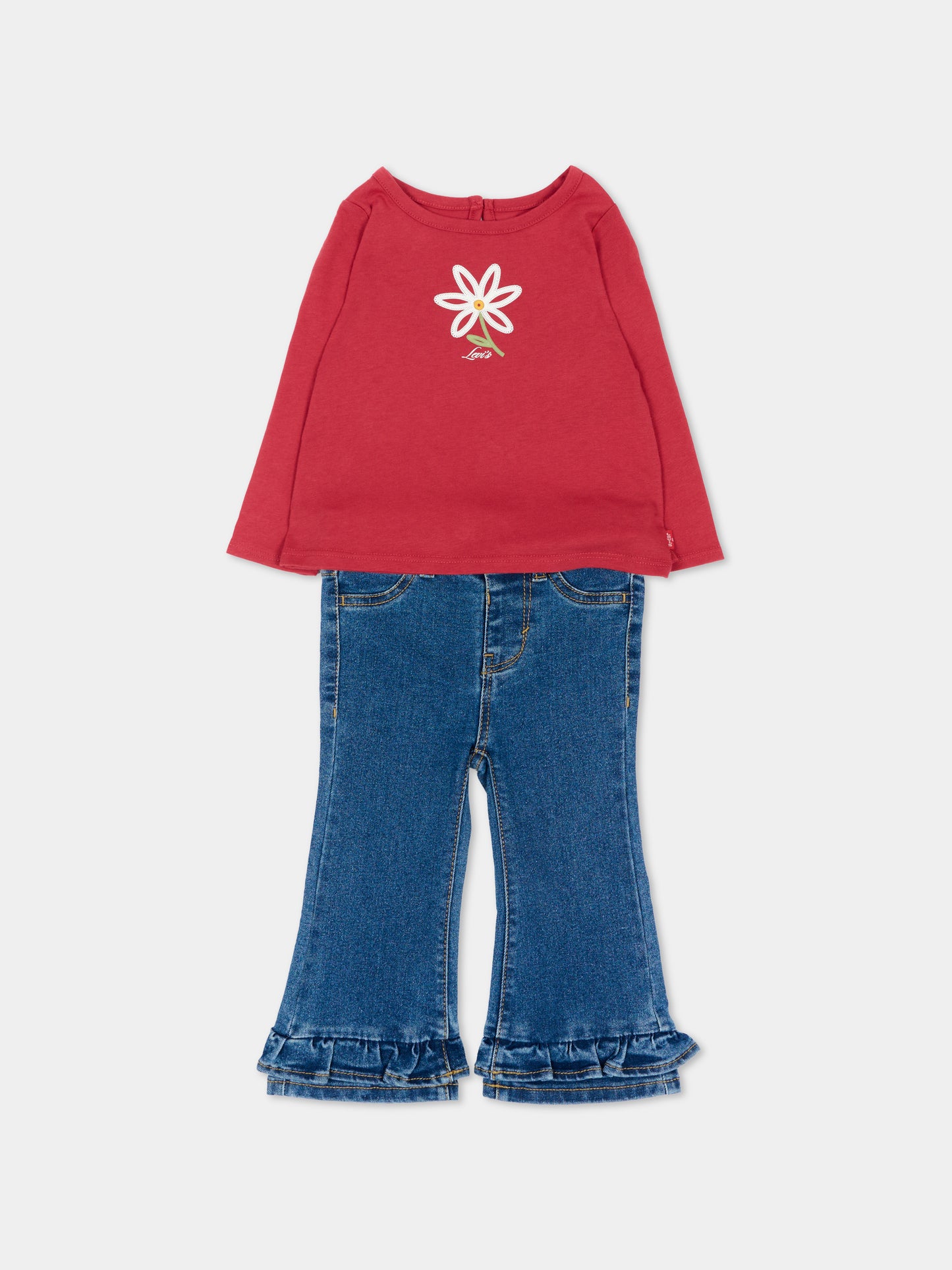 Completo sportivo lungo rosa per neonata,Levi's Kids,1ER589 R2G