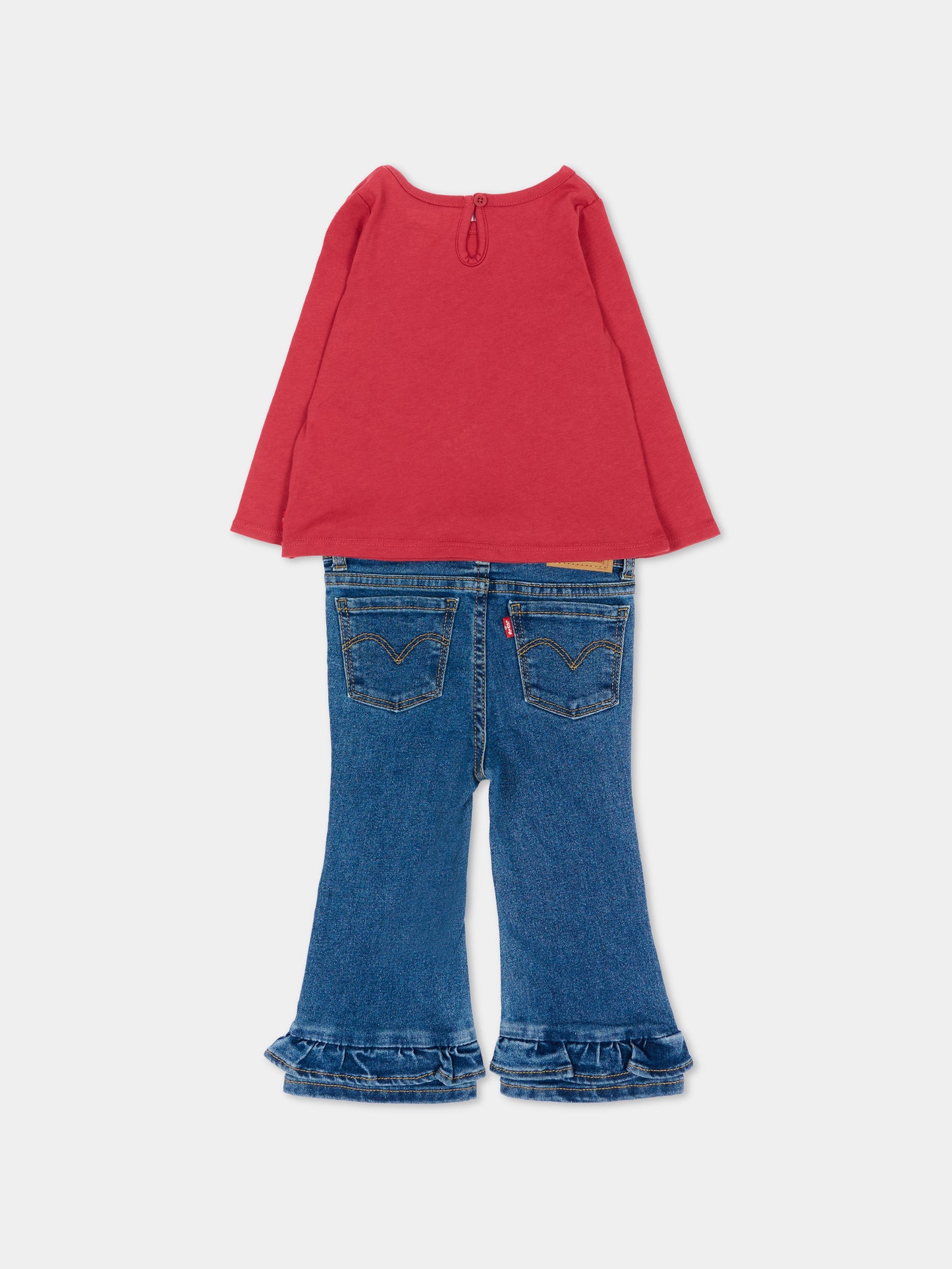 Completo sportivo lungo rosa per neonata,Levi's Kids,1ER589 R2G