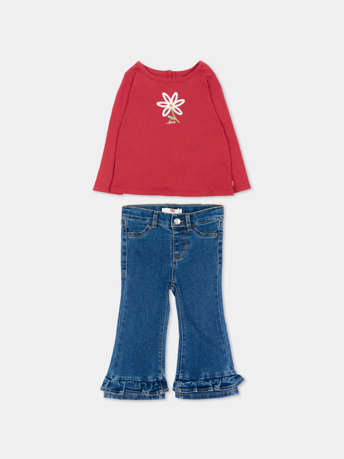 Completo sportivo lungo rosa per neonata,Levi's Kids,1ER589 R2G