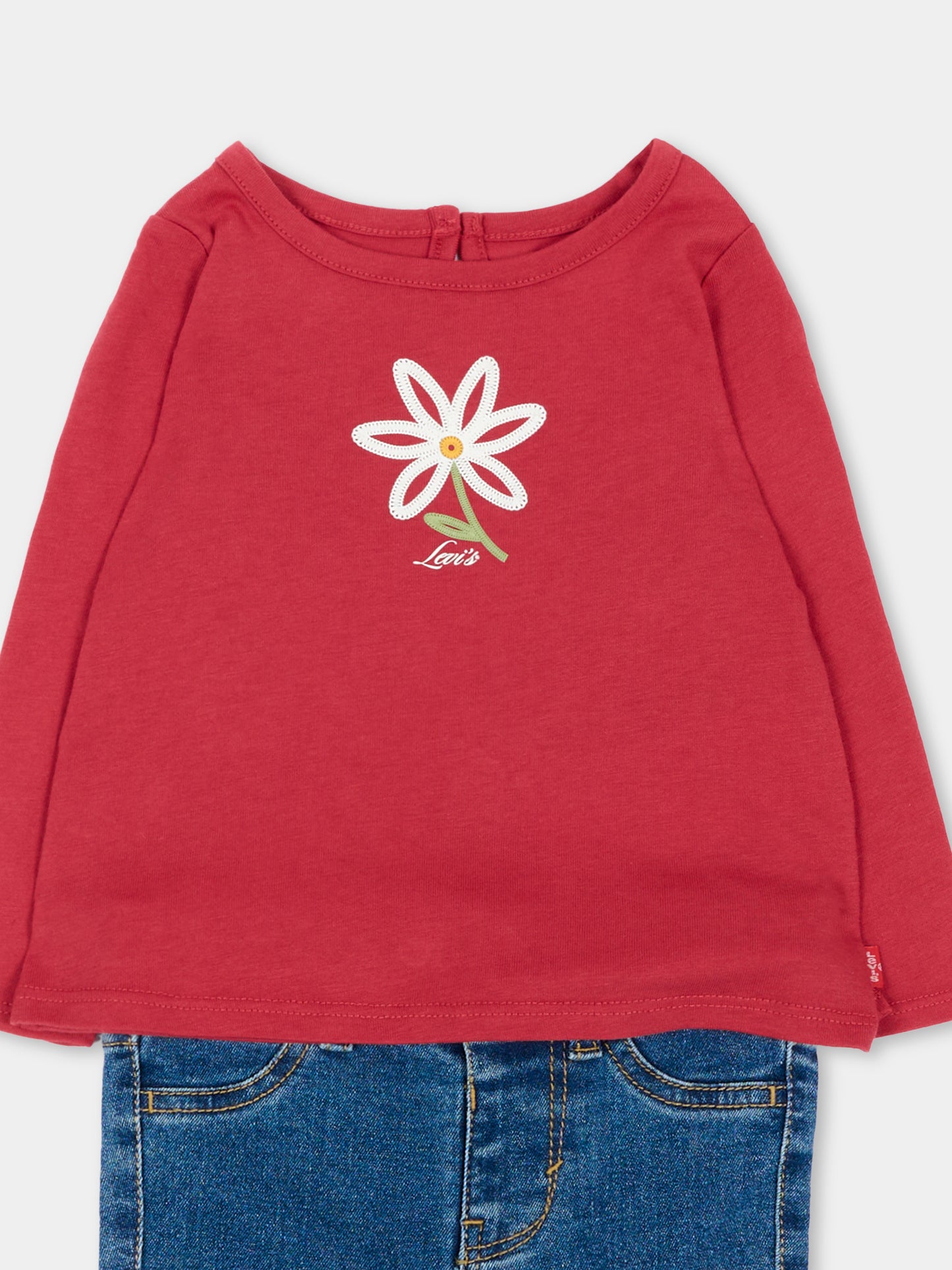 Completo sportivo lungo rosa per neonata,Levi's Kids,1ER589 R2G