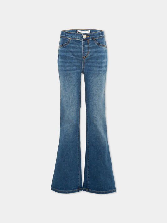 Jeans denim per bambina svasato,Levi's Kids,4ER358 D5Q