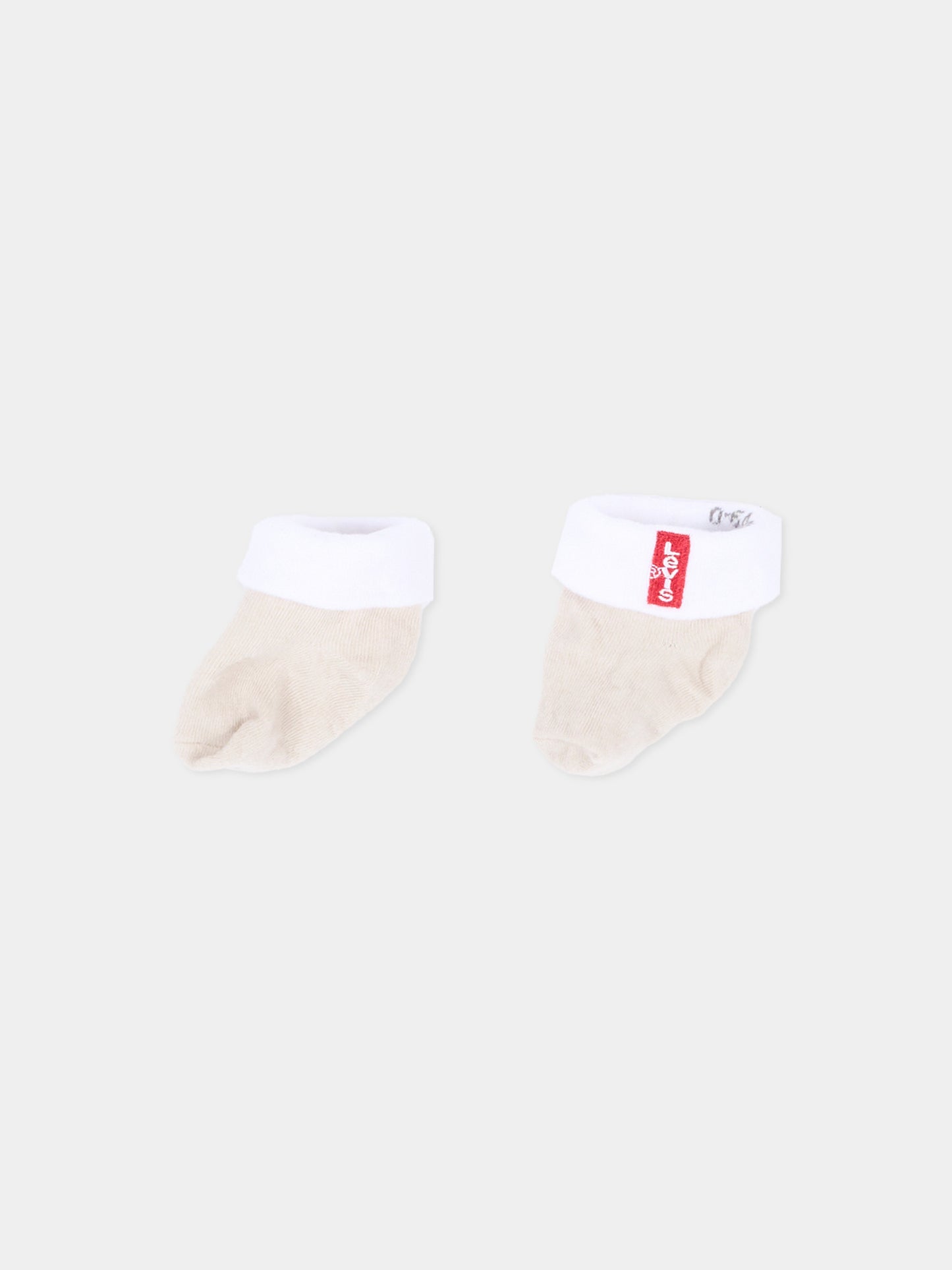Set Tutine avorio per neonati con logo,Levi's Kids,LL0019 J95