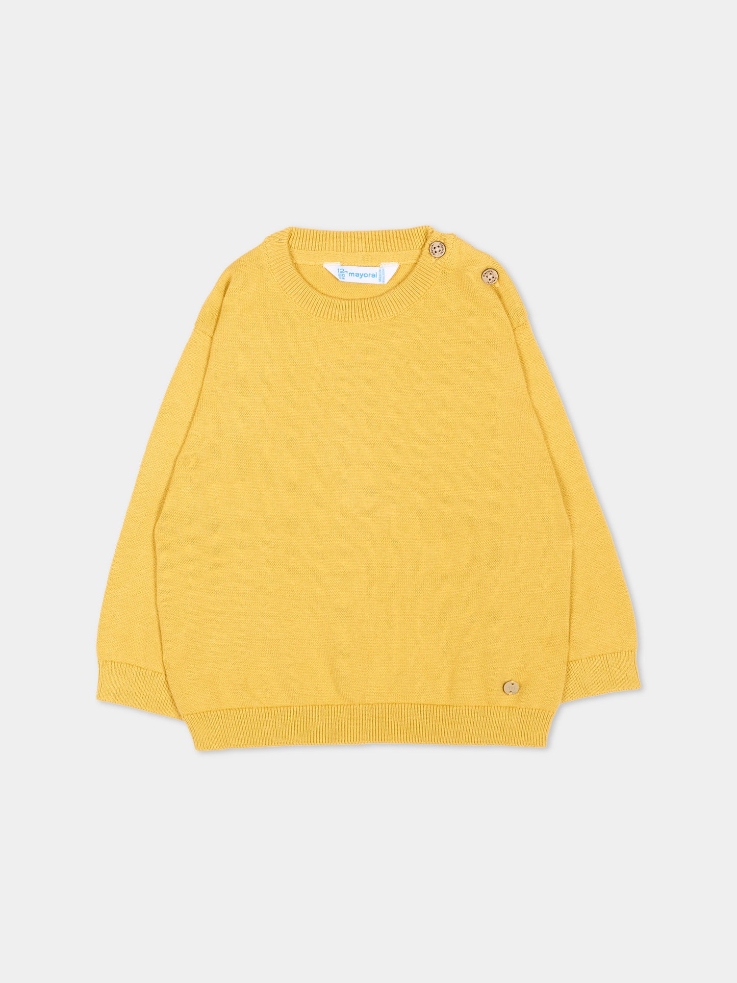 Maglione giallo per neonato,Mayoral,309 023