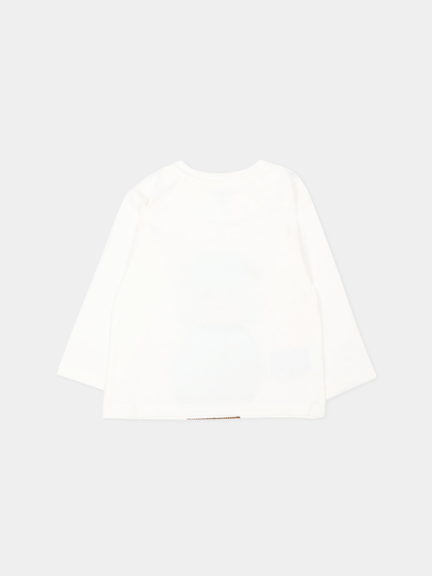 T-Shirt avorio per neonato con animale,Mayoral,2015 018