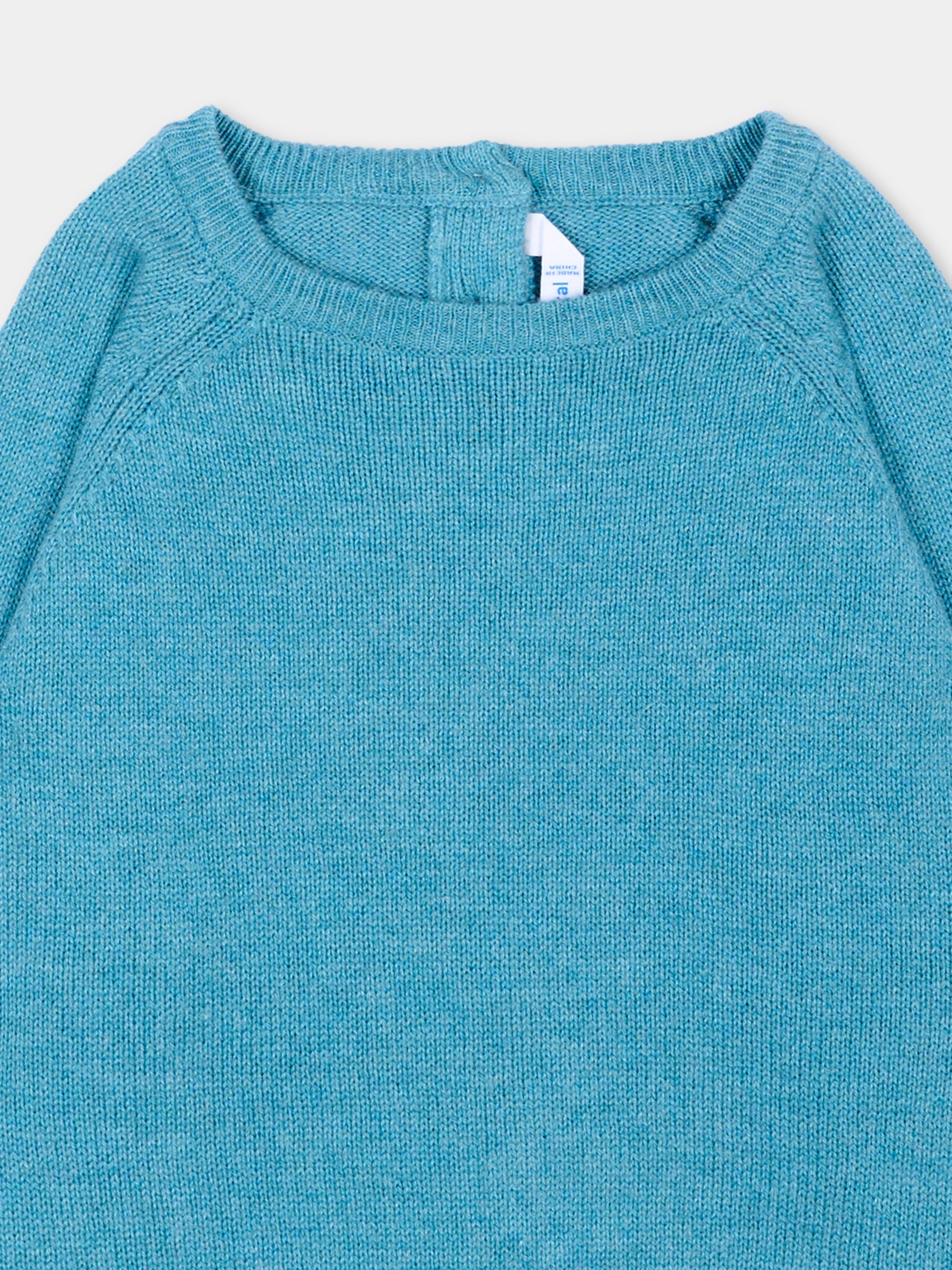 Maglione azzurro per neonato,Mayoral,351 029