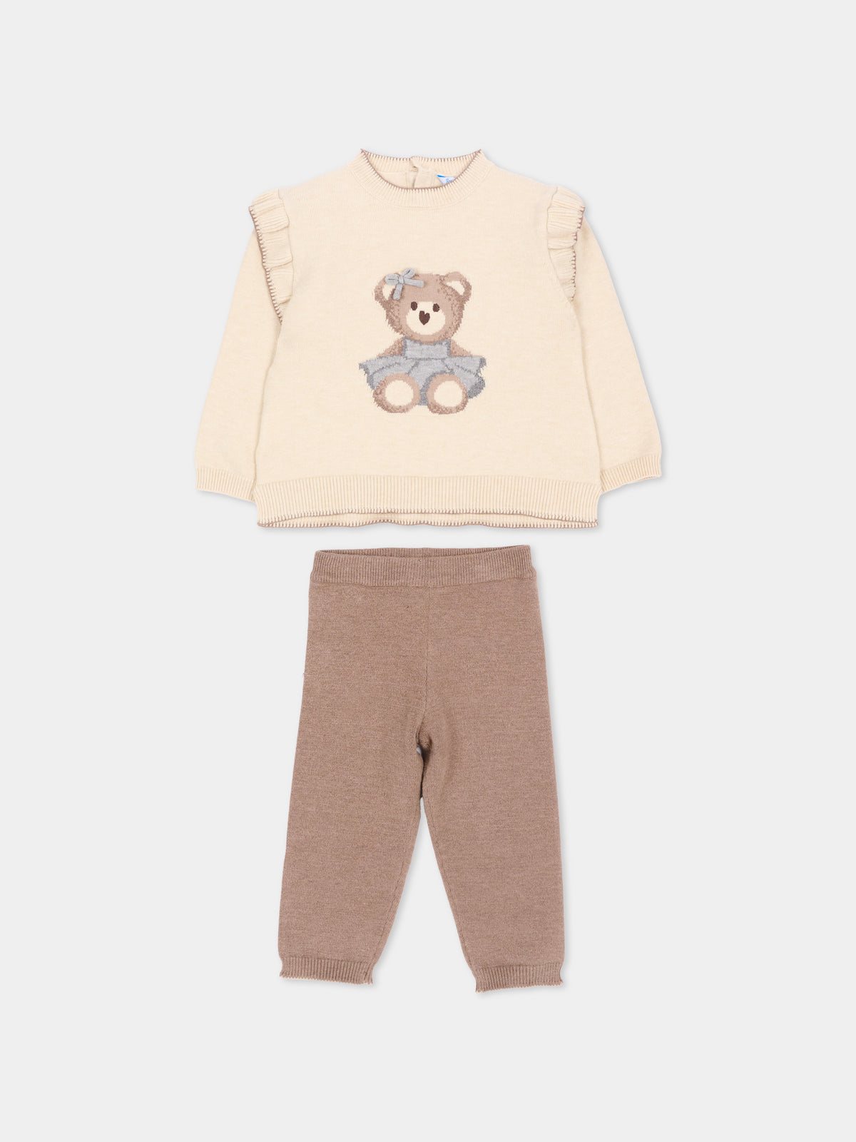 Completo sportivo multicolor per neonata con orsetto,Mayoral,2557 032
