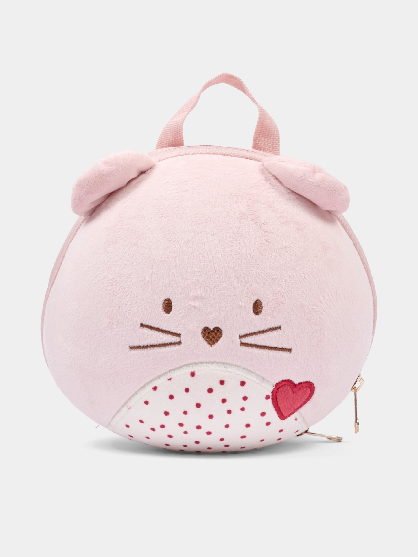 Zaino rosa per neonata con pois,Mayoral,10268 047