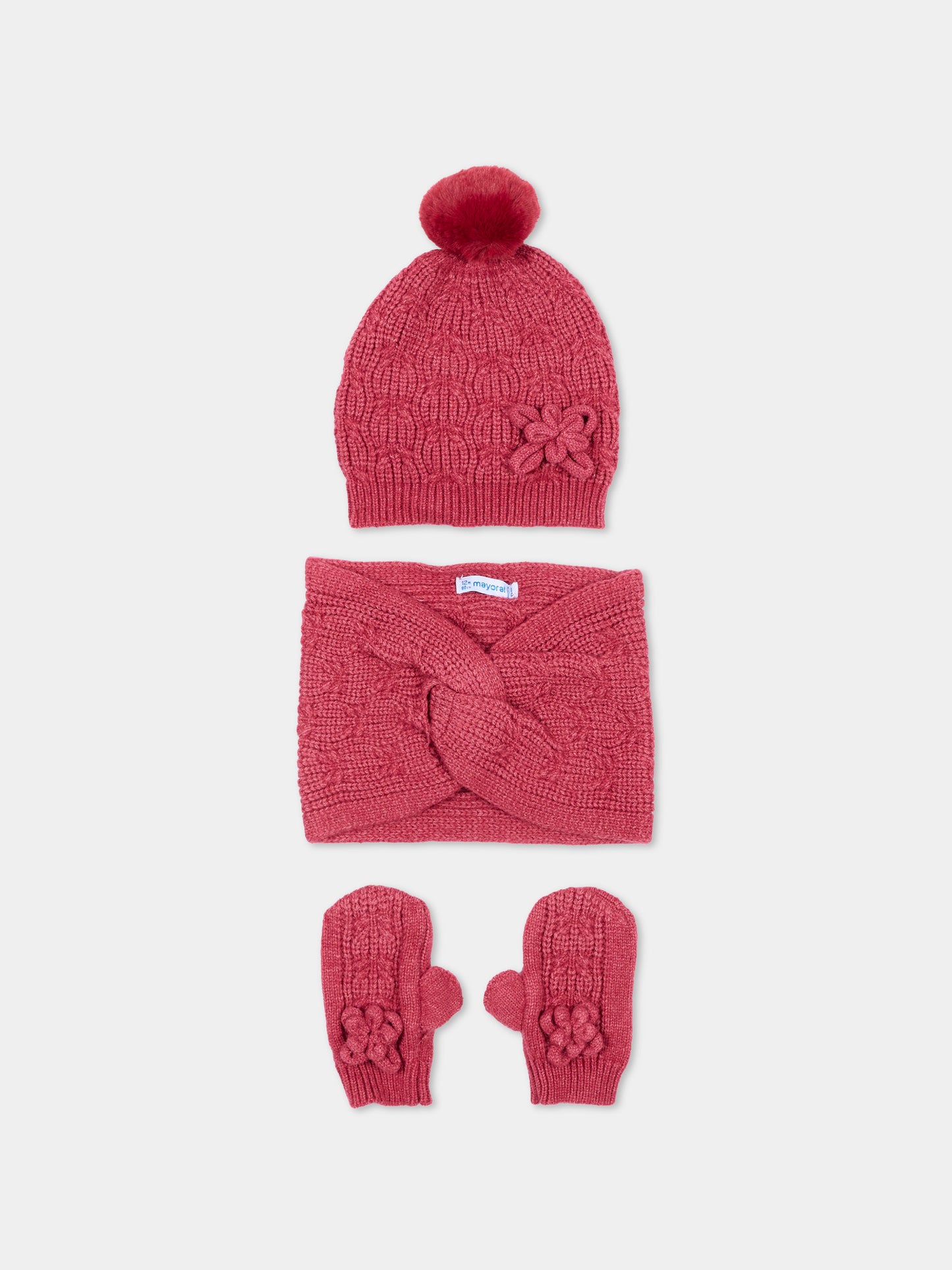 Set accessori rosso per neonata,Mayoral,10258 032