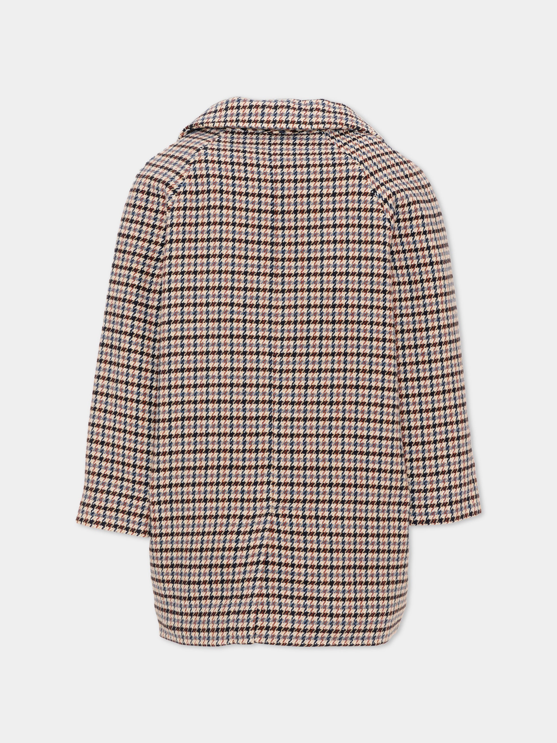 Cappotto multicolor pied de poule perbambina,Mayoral,4414 025