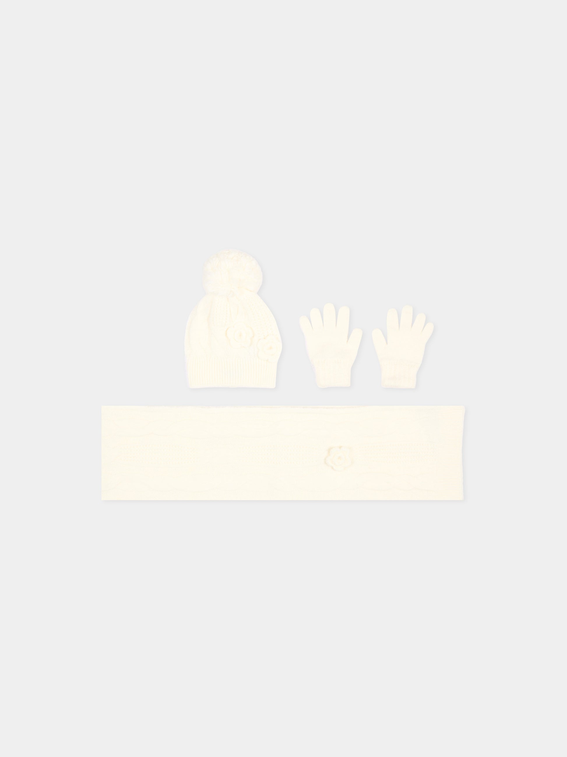 Set accessori avorio per bambina,Mayoral,10303 095